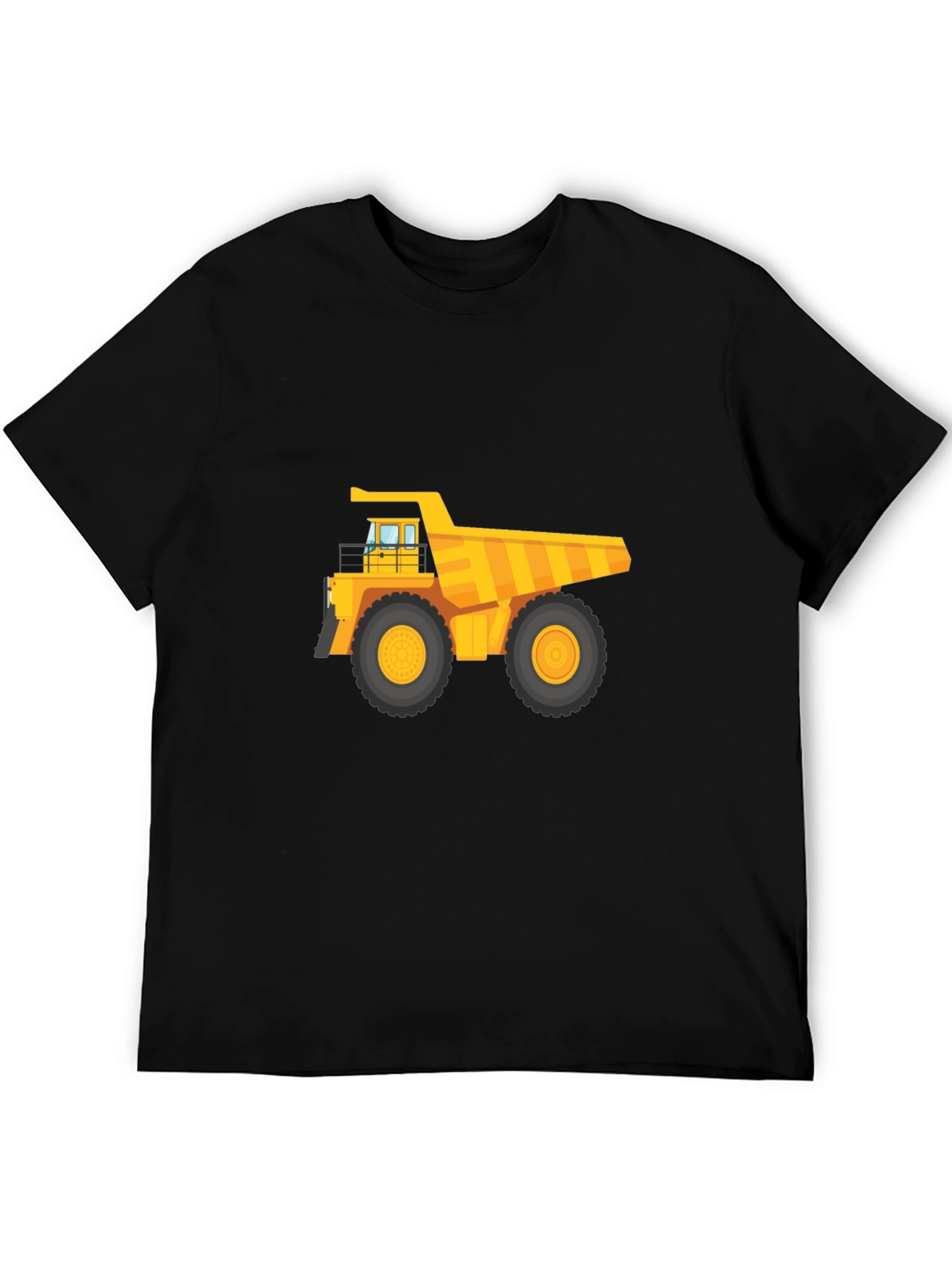 Black Truck T-Shirt - Cool Construction Vehicle Tee view 5