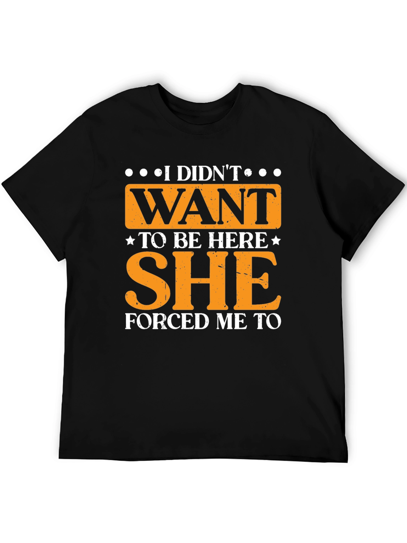 Black Humorous "I Didn't Want to Be Here" Graphic Tee view 5