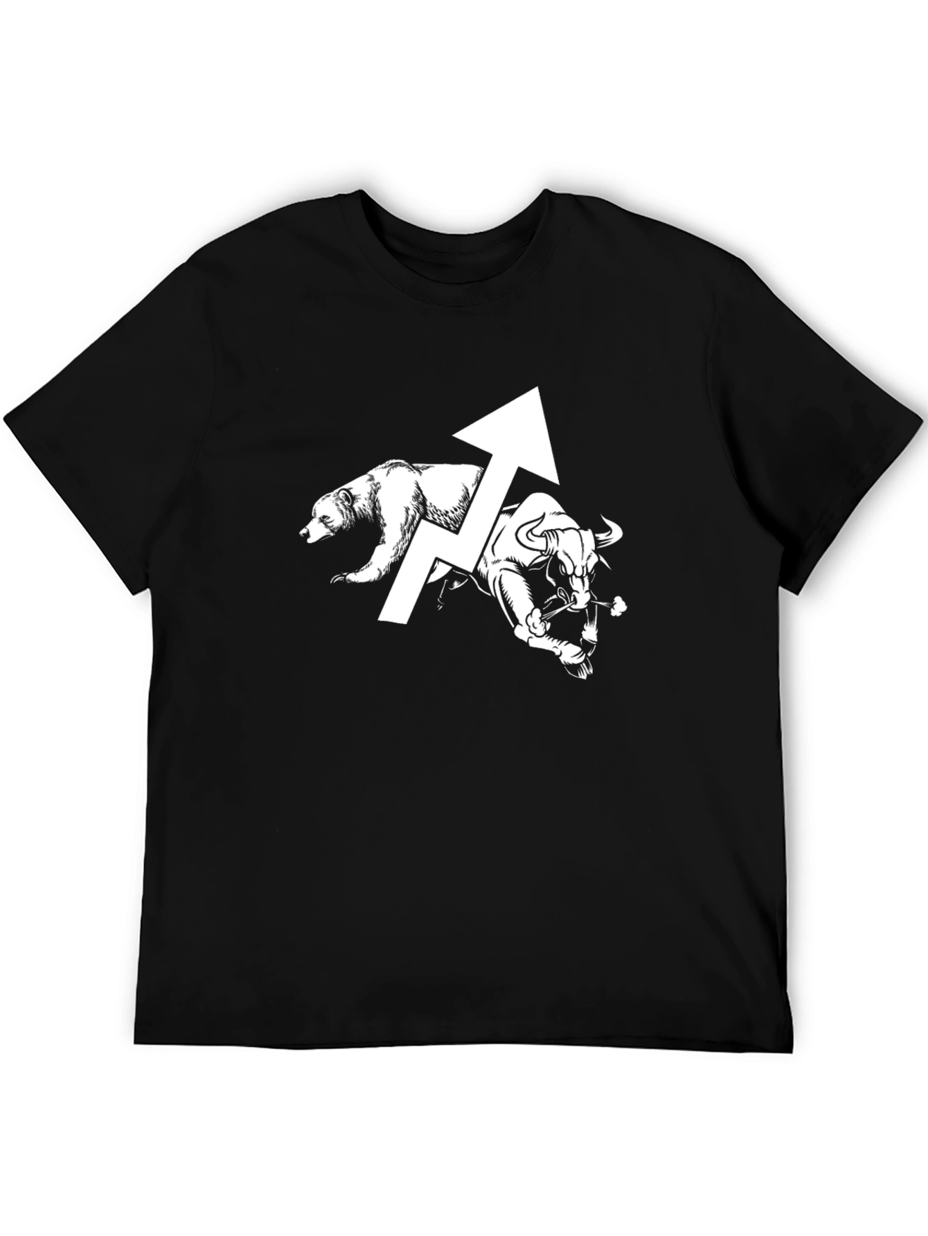 Black Bull and Bear Market T-Shirt view 5