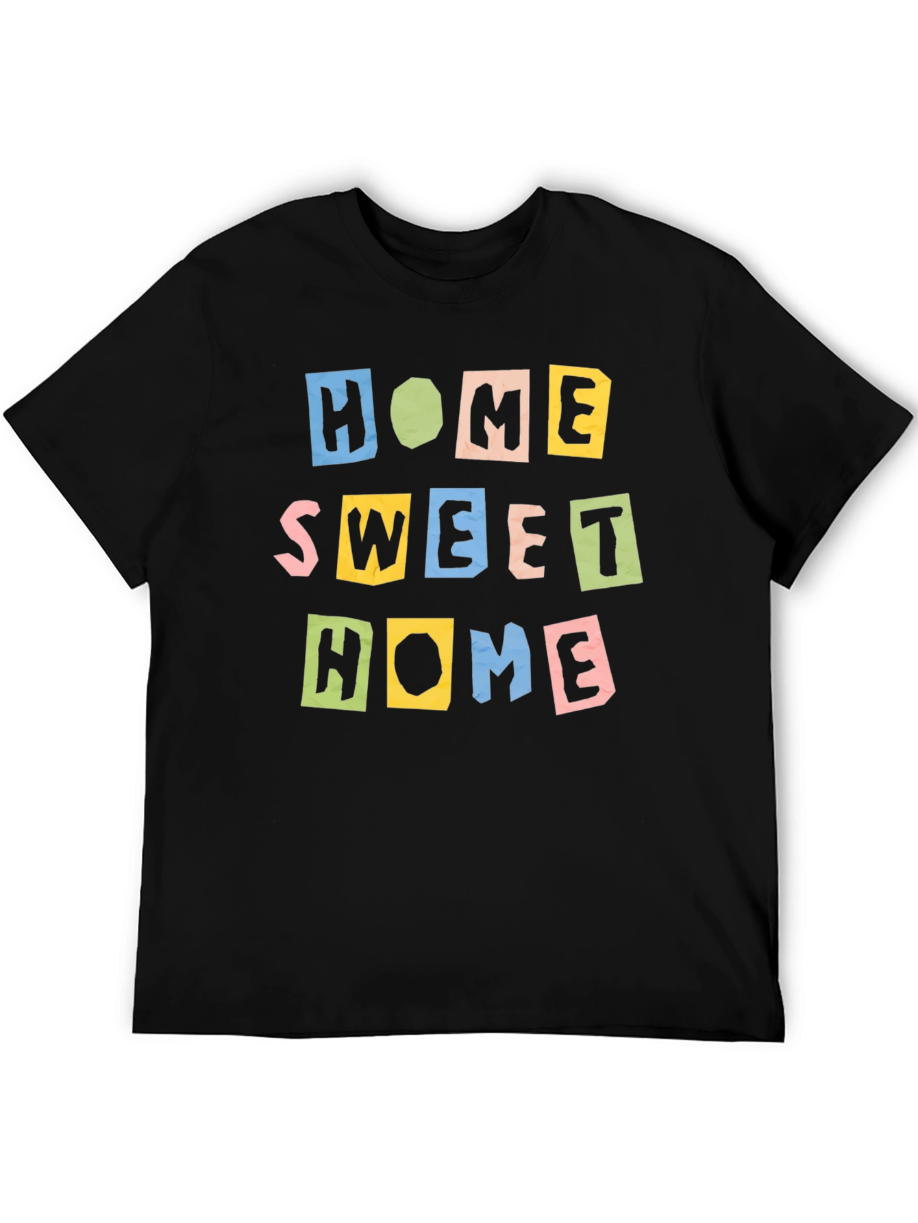 Black Home Sweet Home Graphic T-Shirt view 5