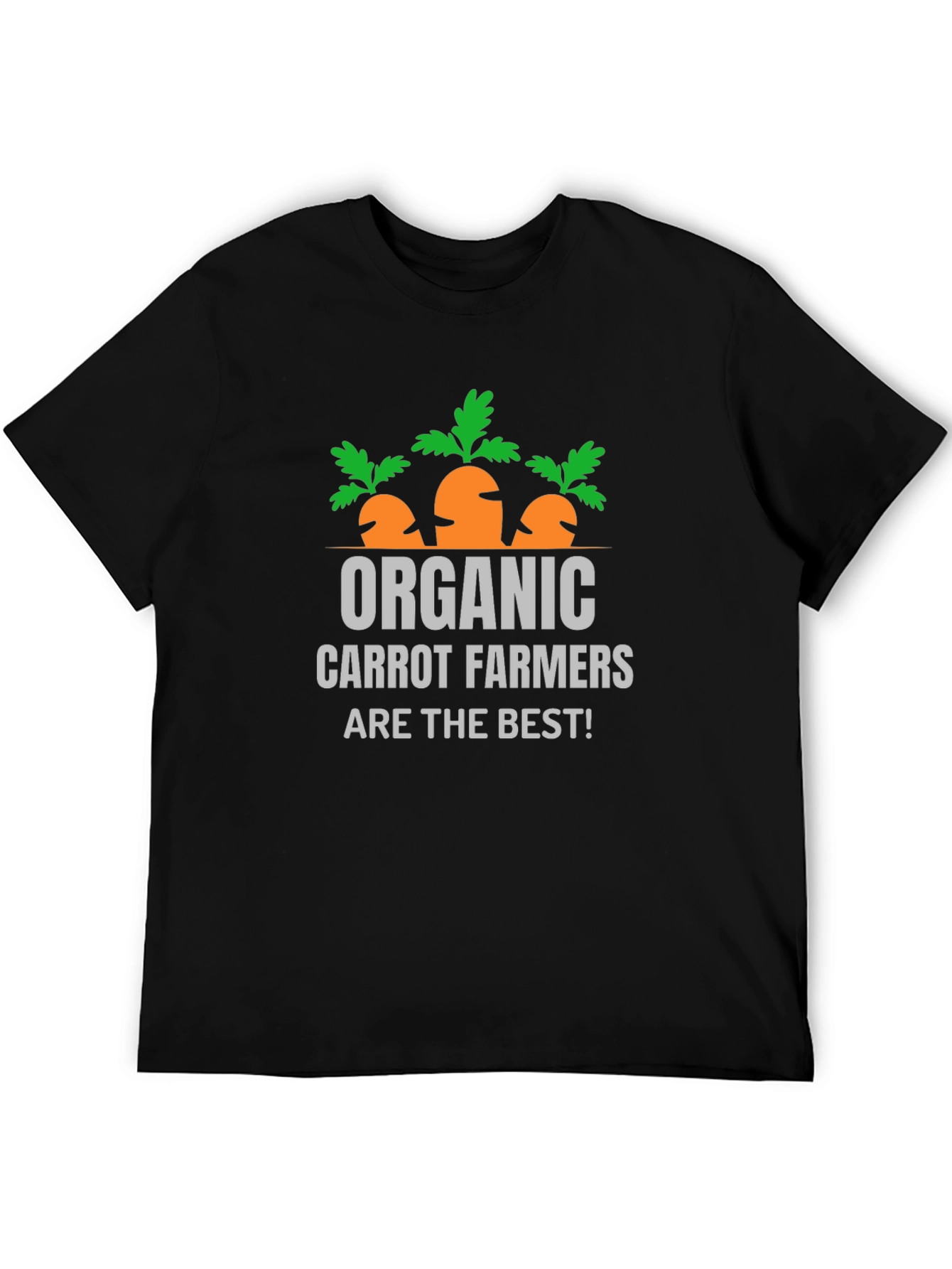 Organic Carrot Farmers T-Shirt - Black - 5