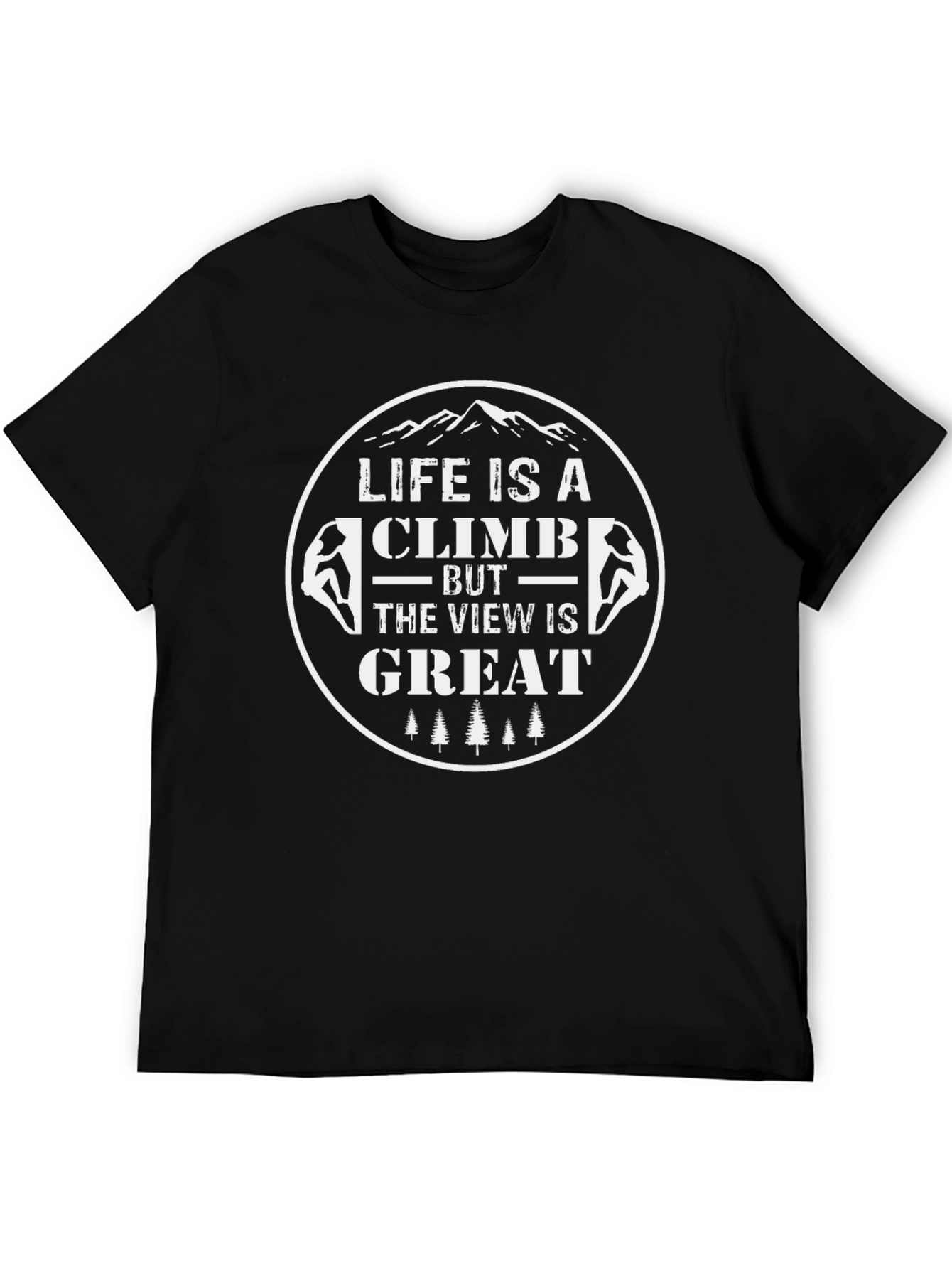 Black Life is a Climb T-Shirt view 5