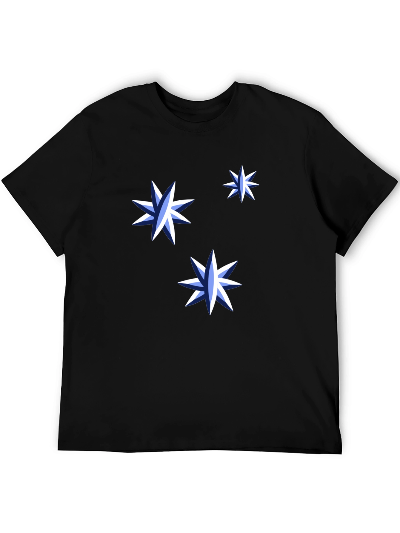 Starry Night Graphic Tee - Black Cotton Shirt - 5