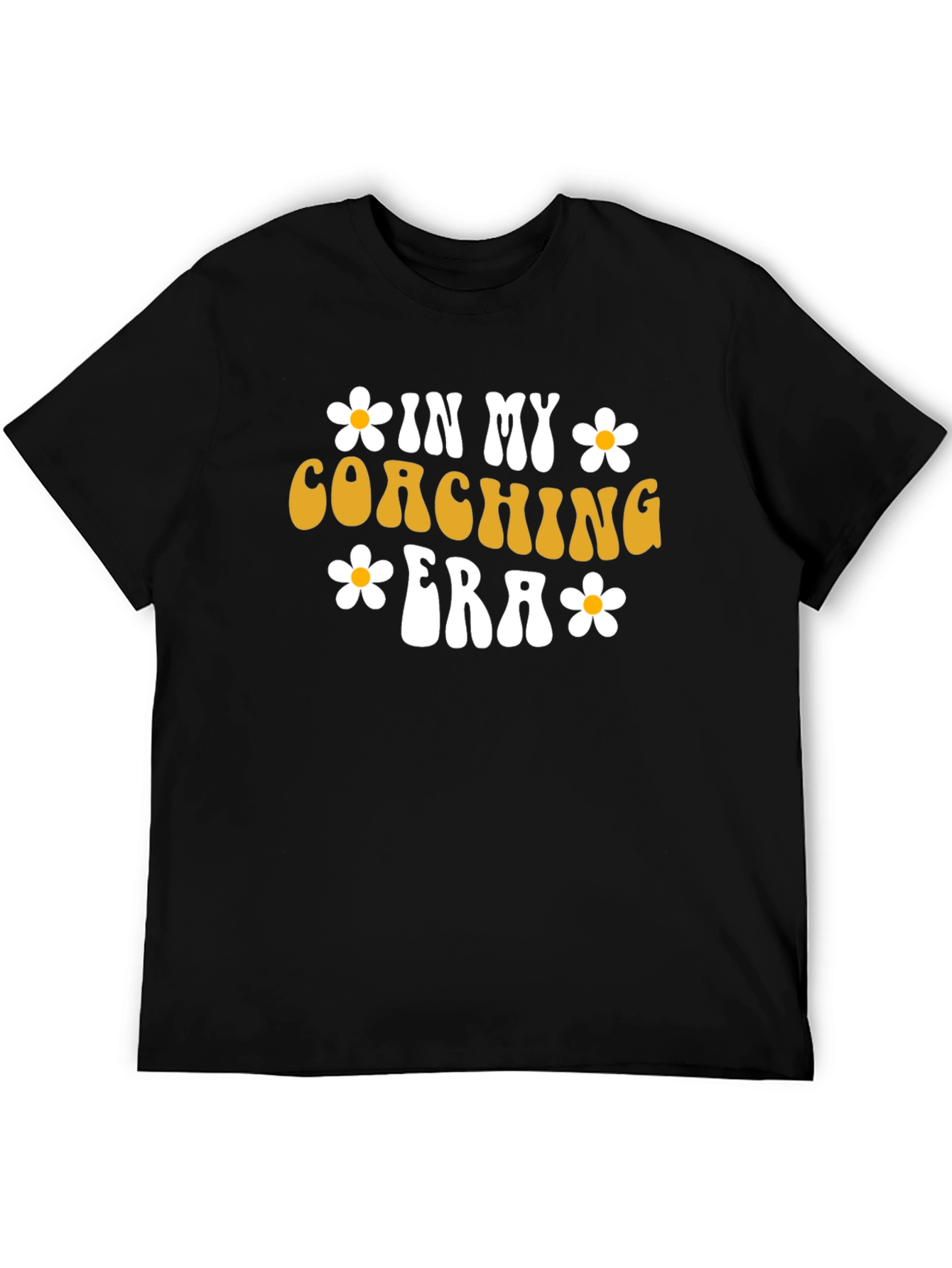Black Coaching Era T-Shirt - Trendy Graphic Tee view 5