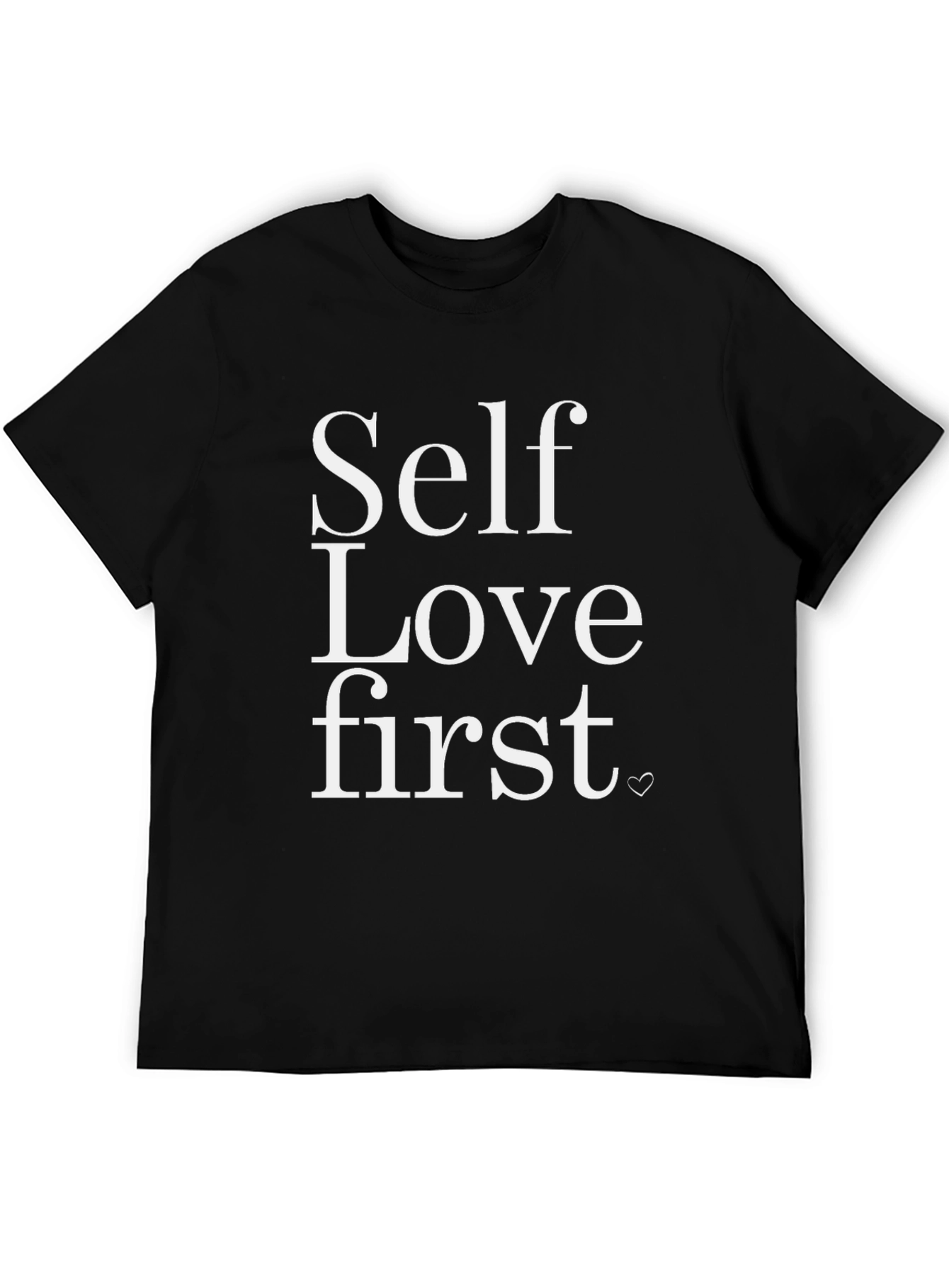 Black Self Love First Graphic Tee - Black view 5