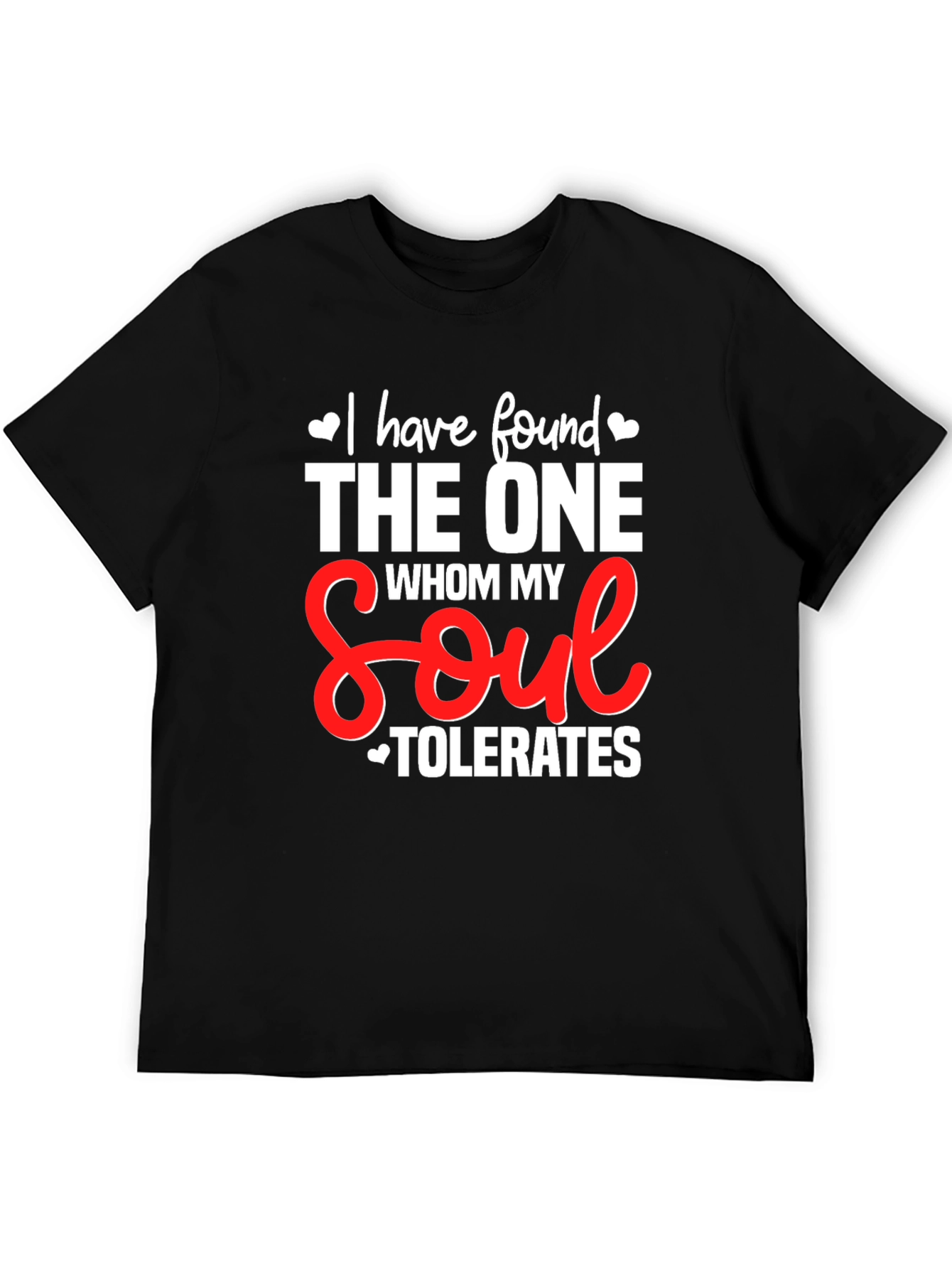 Black Humorous Soulmate T-Shirt view 5