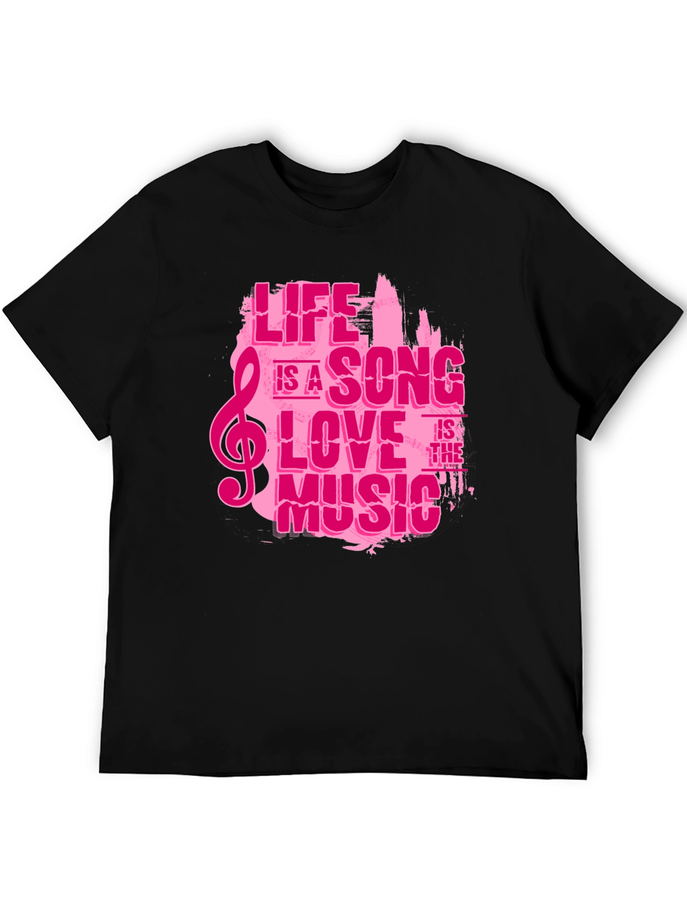 Black Life is a Song Black Graphic Tee view 5