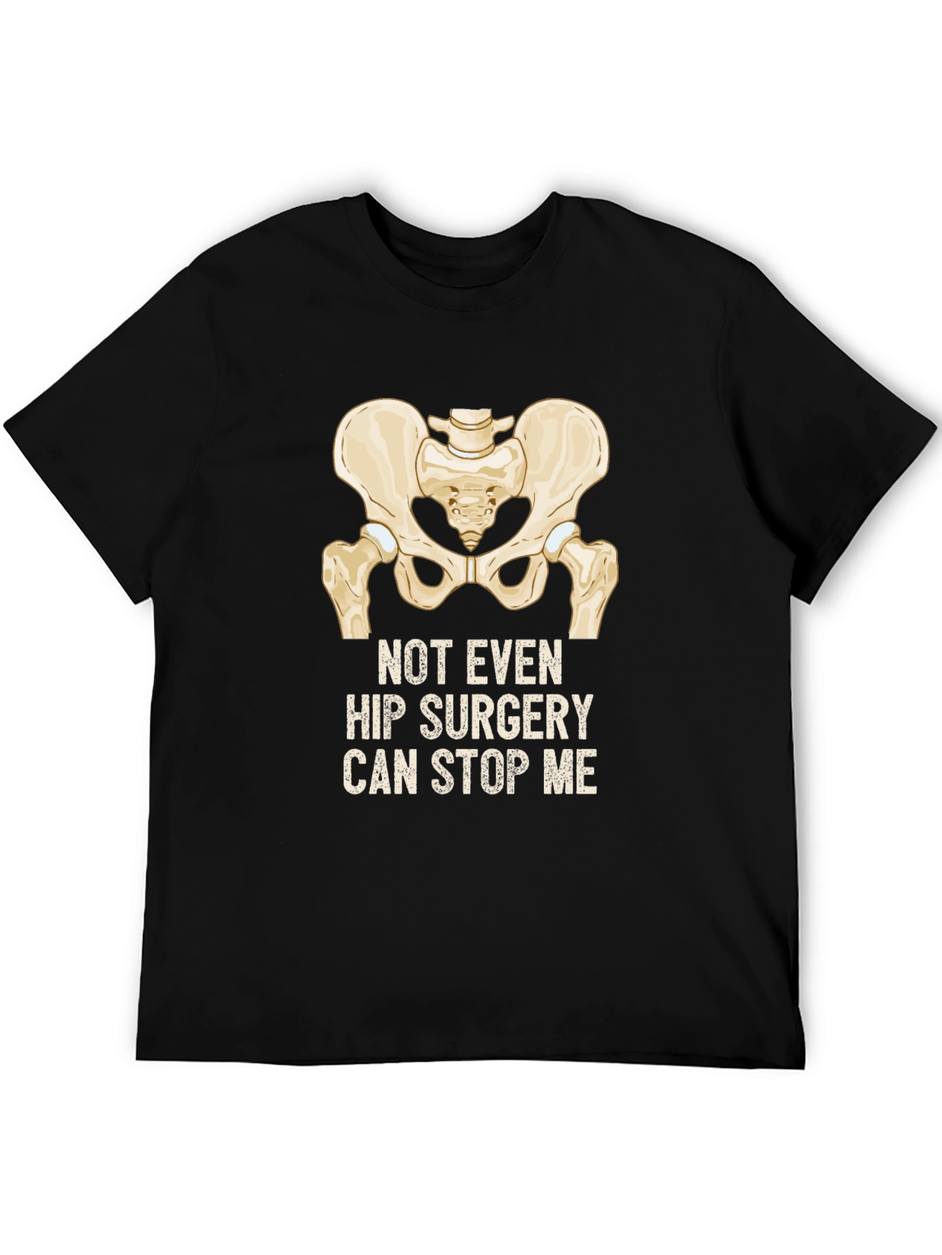 Black Funny Hip Surgery Recovery T-Shirt view 5