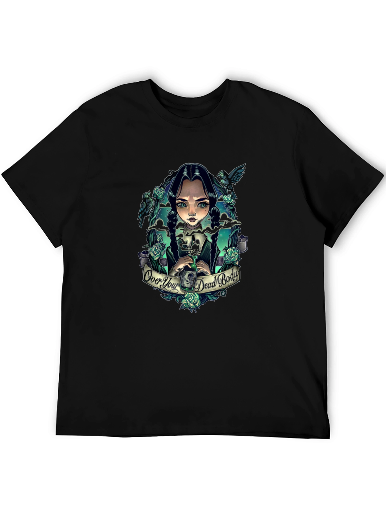 Black Wednesday Addams T-Shirt - Over Your Dead Body view 5