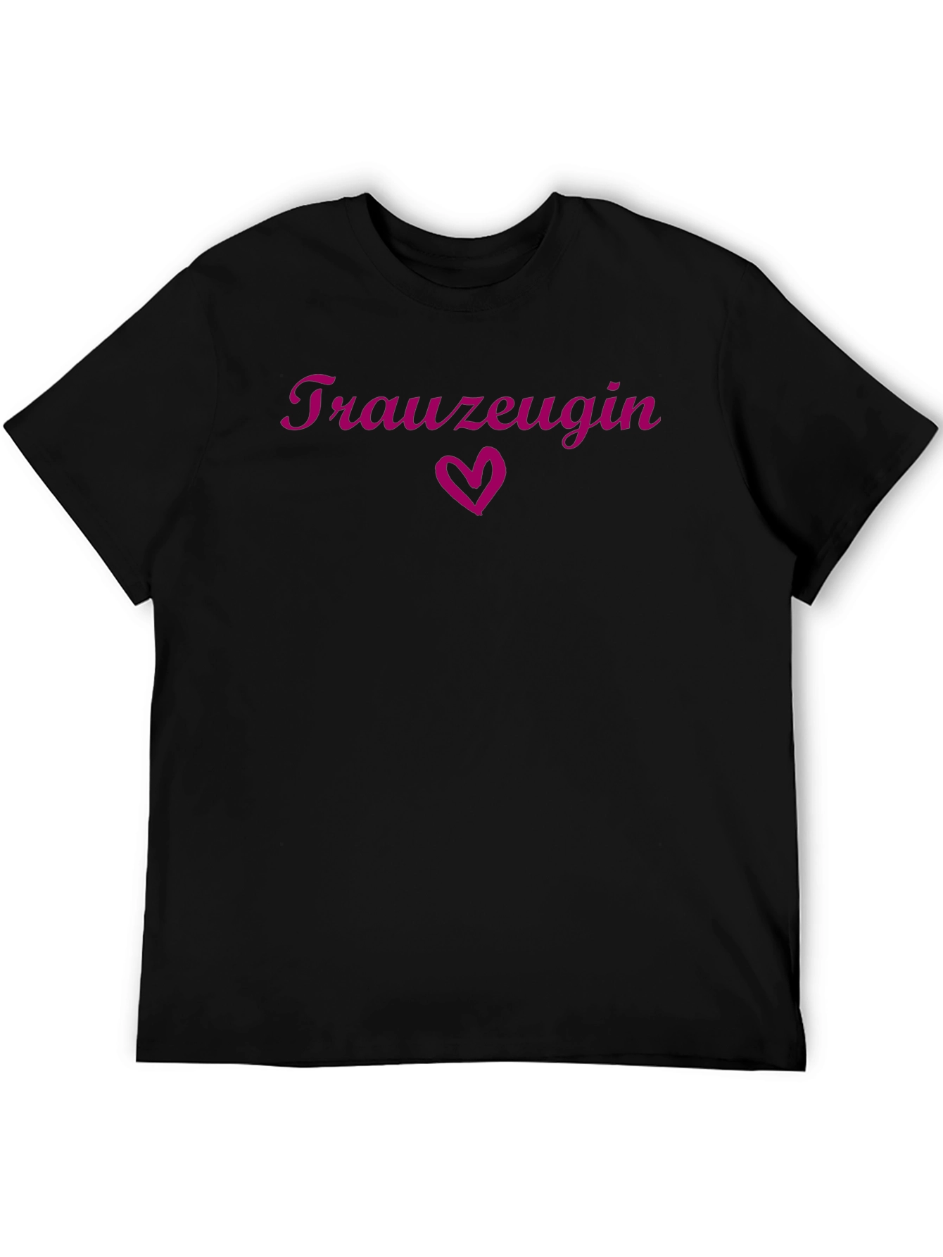Black Trauzeugin Wedding Crew T-Shirt view 5