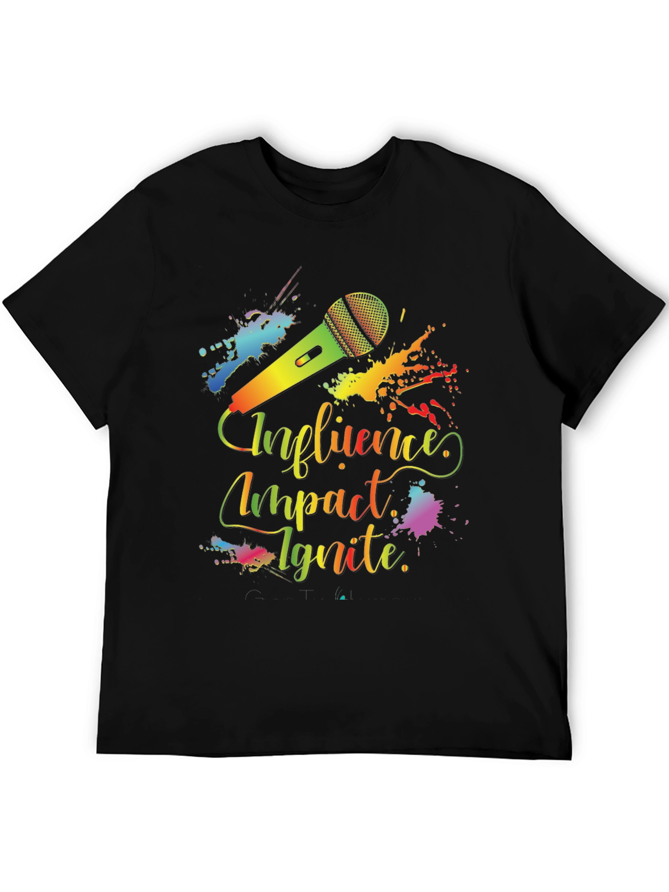 Black Influence Impact Ignite Graphic T-Shirt view 5