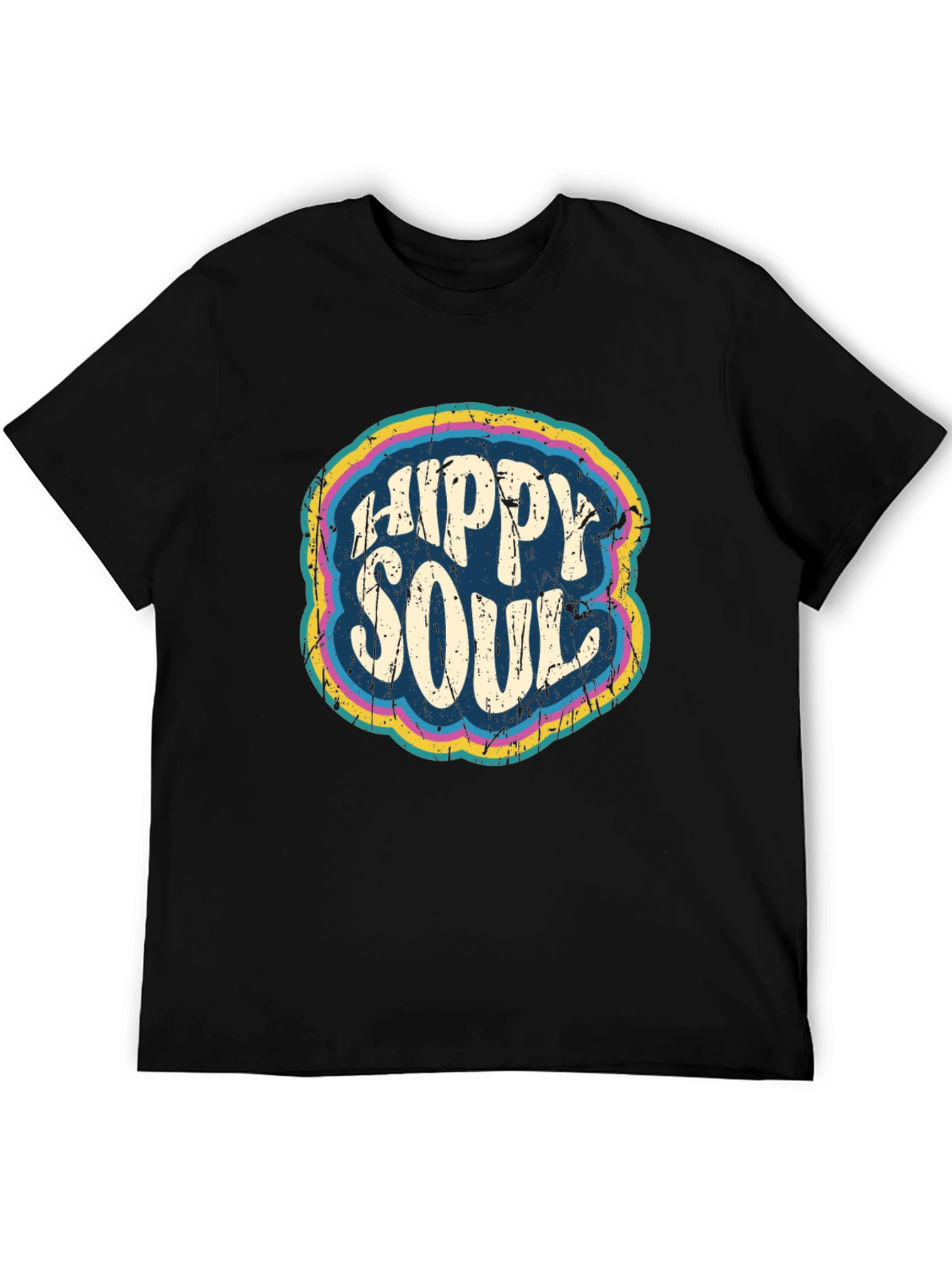 Black Hippy Soul Retro Graphic Tee - Soft Cotton Blend view 5