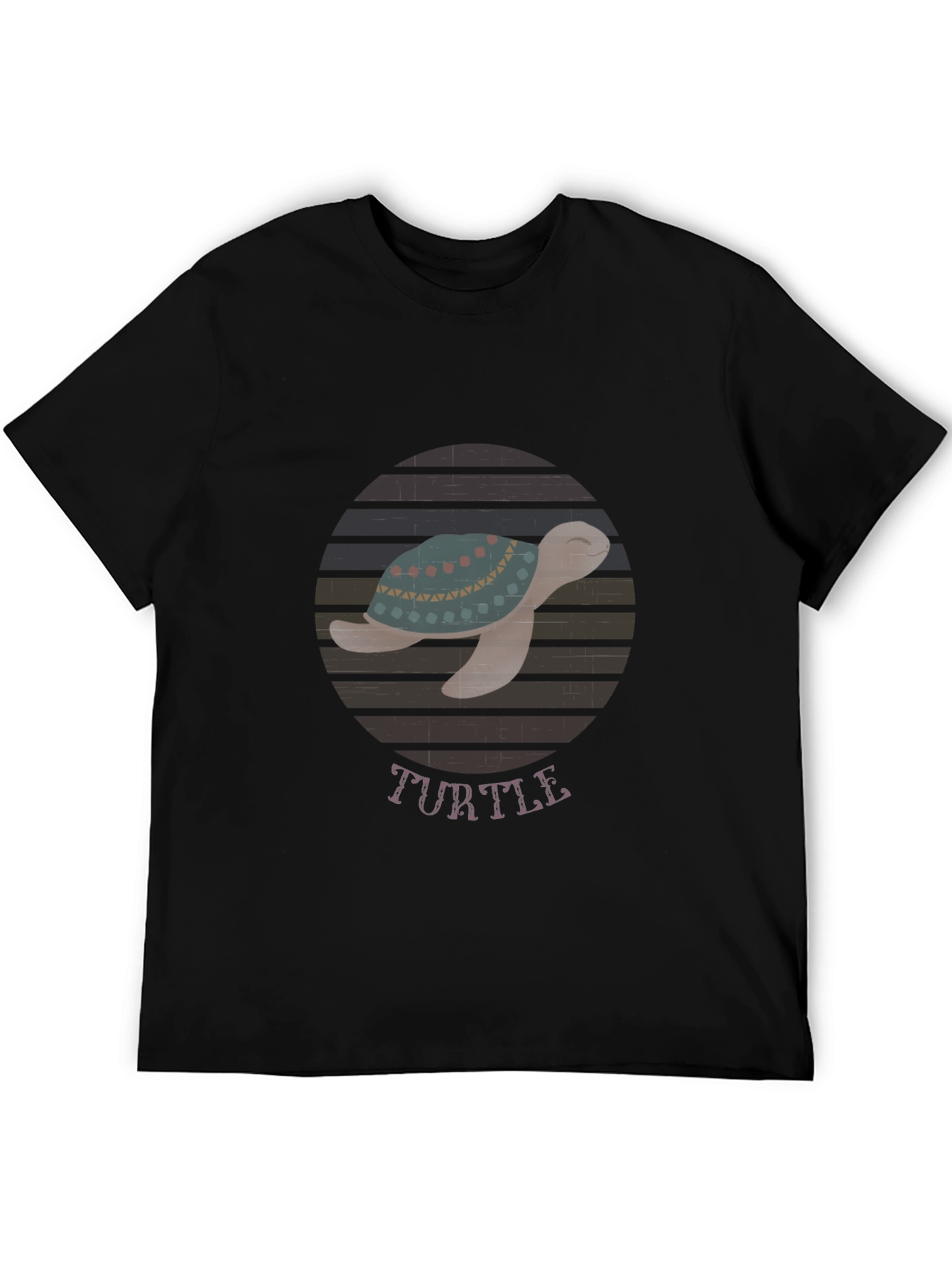 Black Turtle Graphic T-Shirt - Unisex view 5