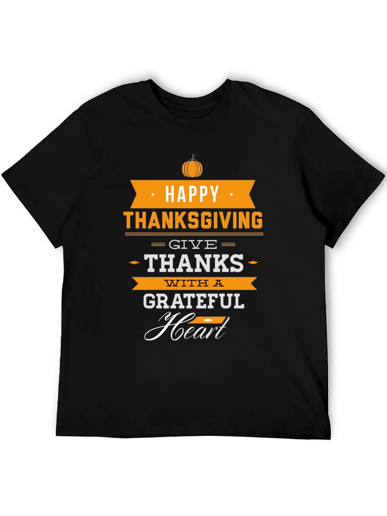 Happy Thanksgiving Grateful Heart T-Shirt - 5