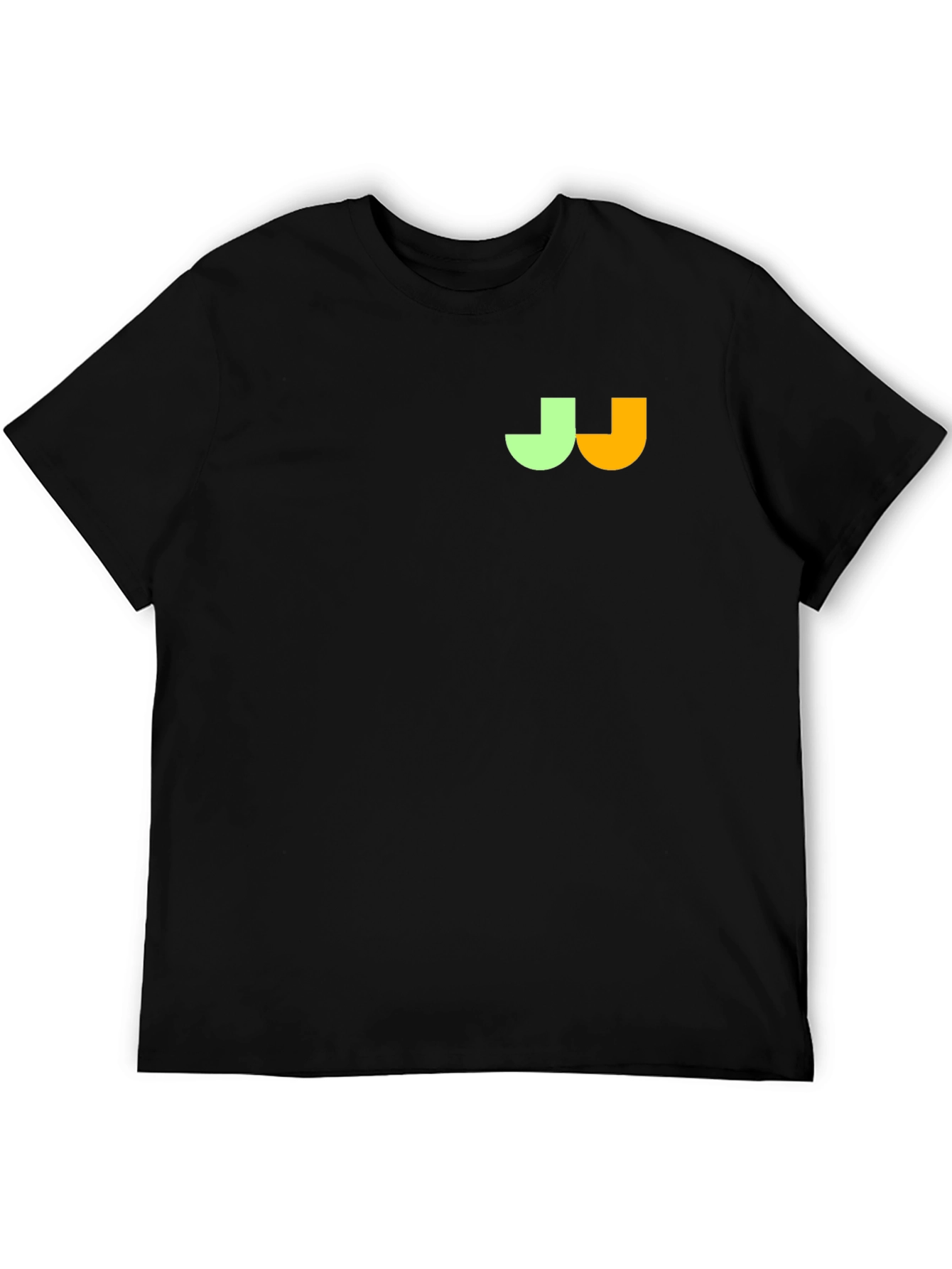 Black Modern Black T-Shirt with Unique Logo view 5