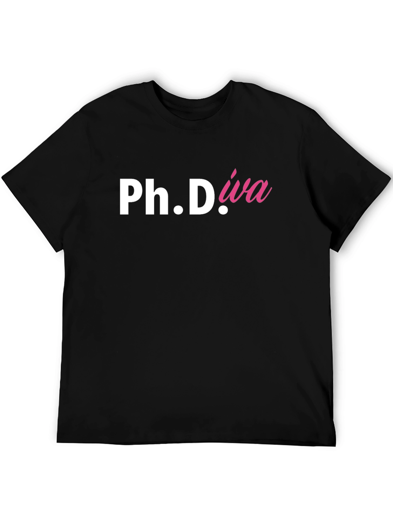 Black Ph.Diva Graphic Tee - Smart & Stylish view 5
