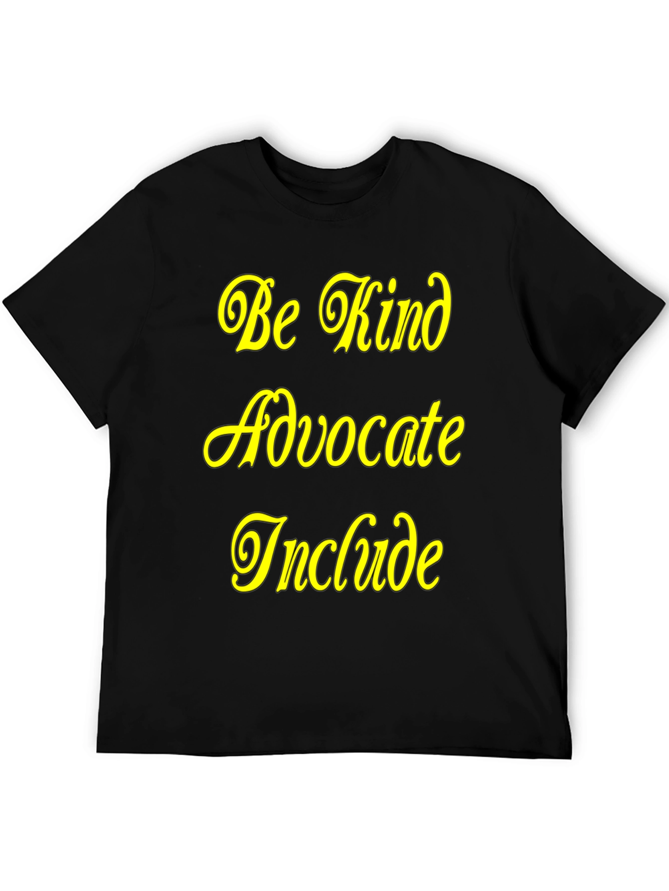 Black Be Kind Advocate Include Black T-Shirt view 5