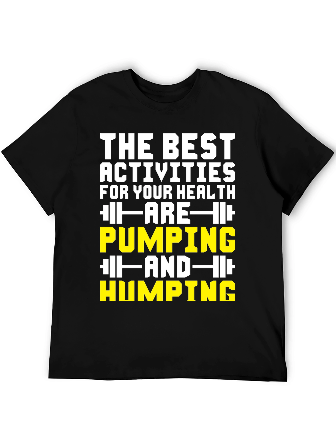 Black Funny Gym Humor T-Shirt view 5