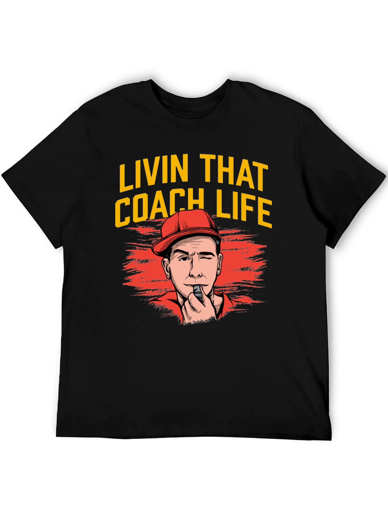 Black Livin That Coach Life T-Shirt view 5