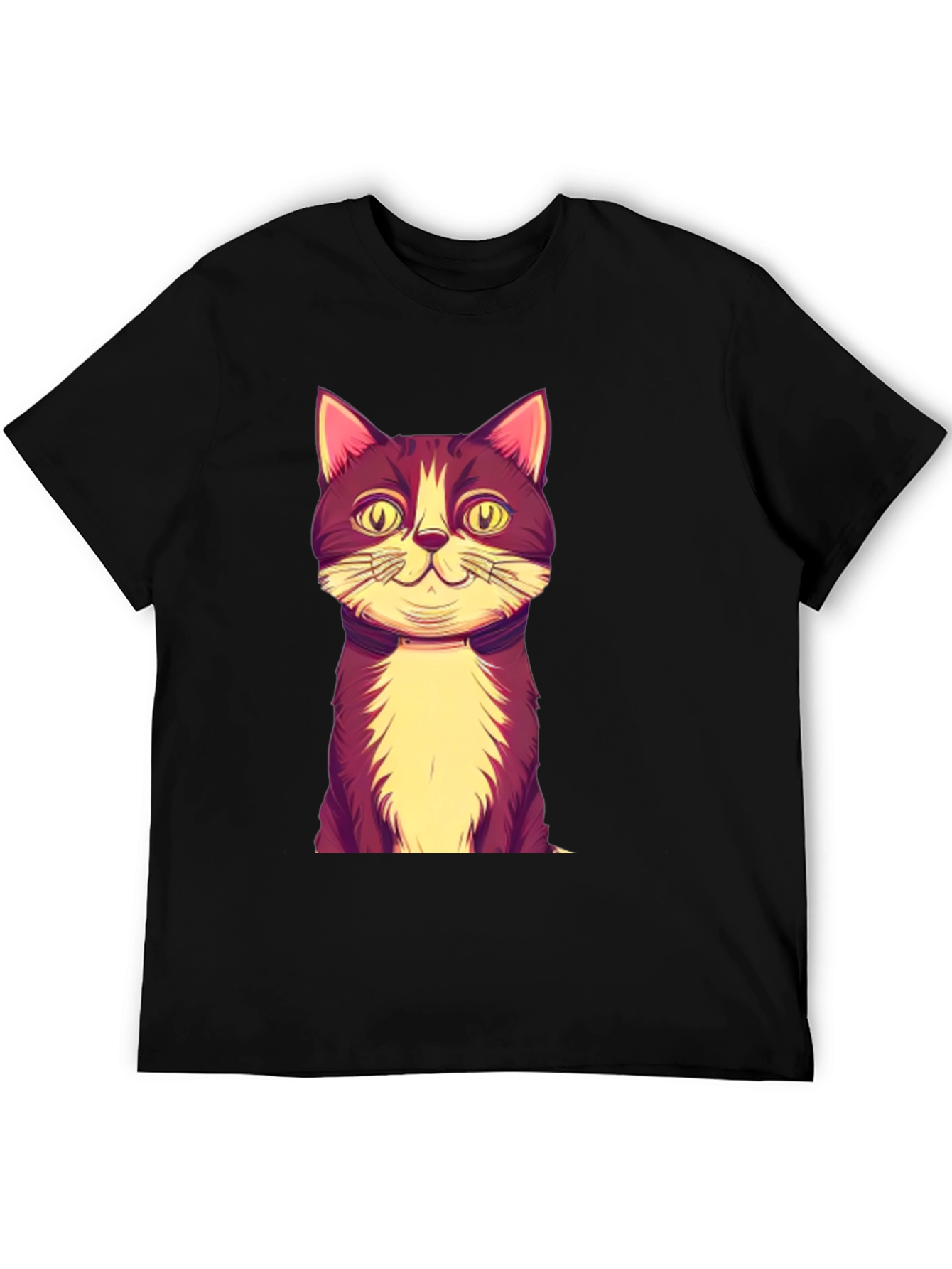 Black Cat Graphic Print Tee view 5