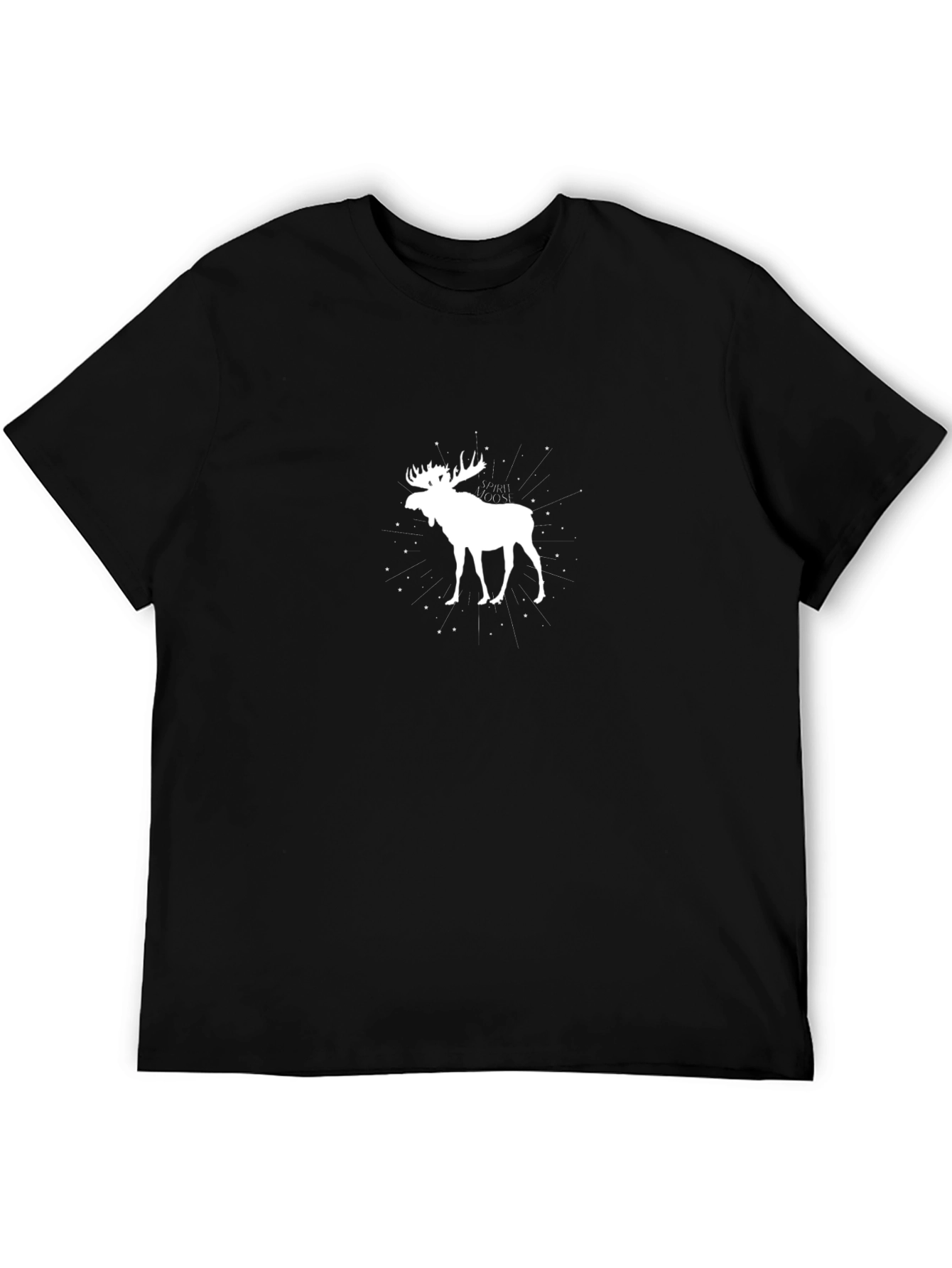Black Moose Graphic Black T-Shirt view 5