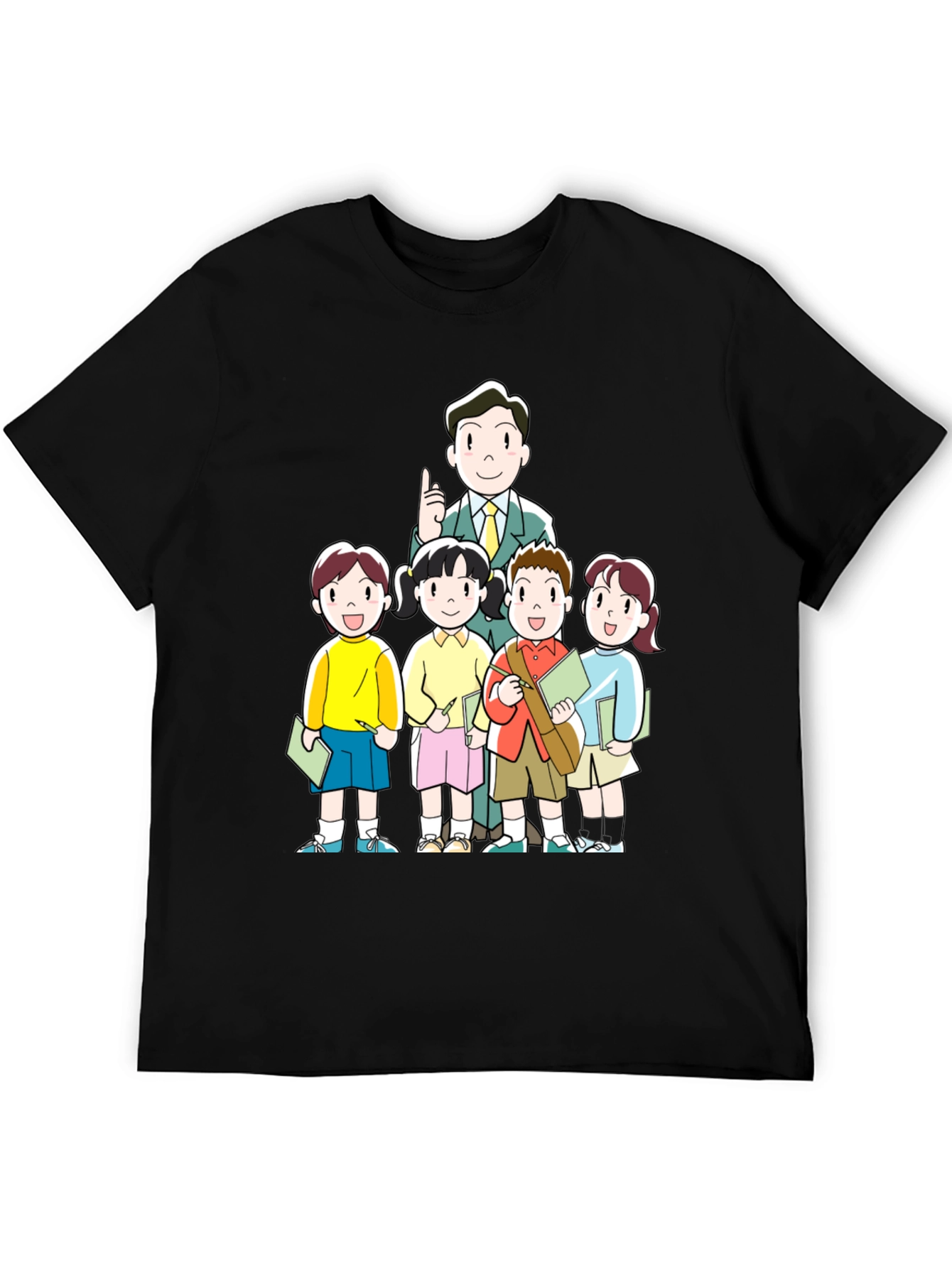 Black Teacher and Students Graphic Tee view 5