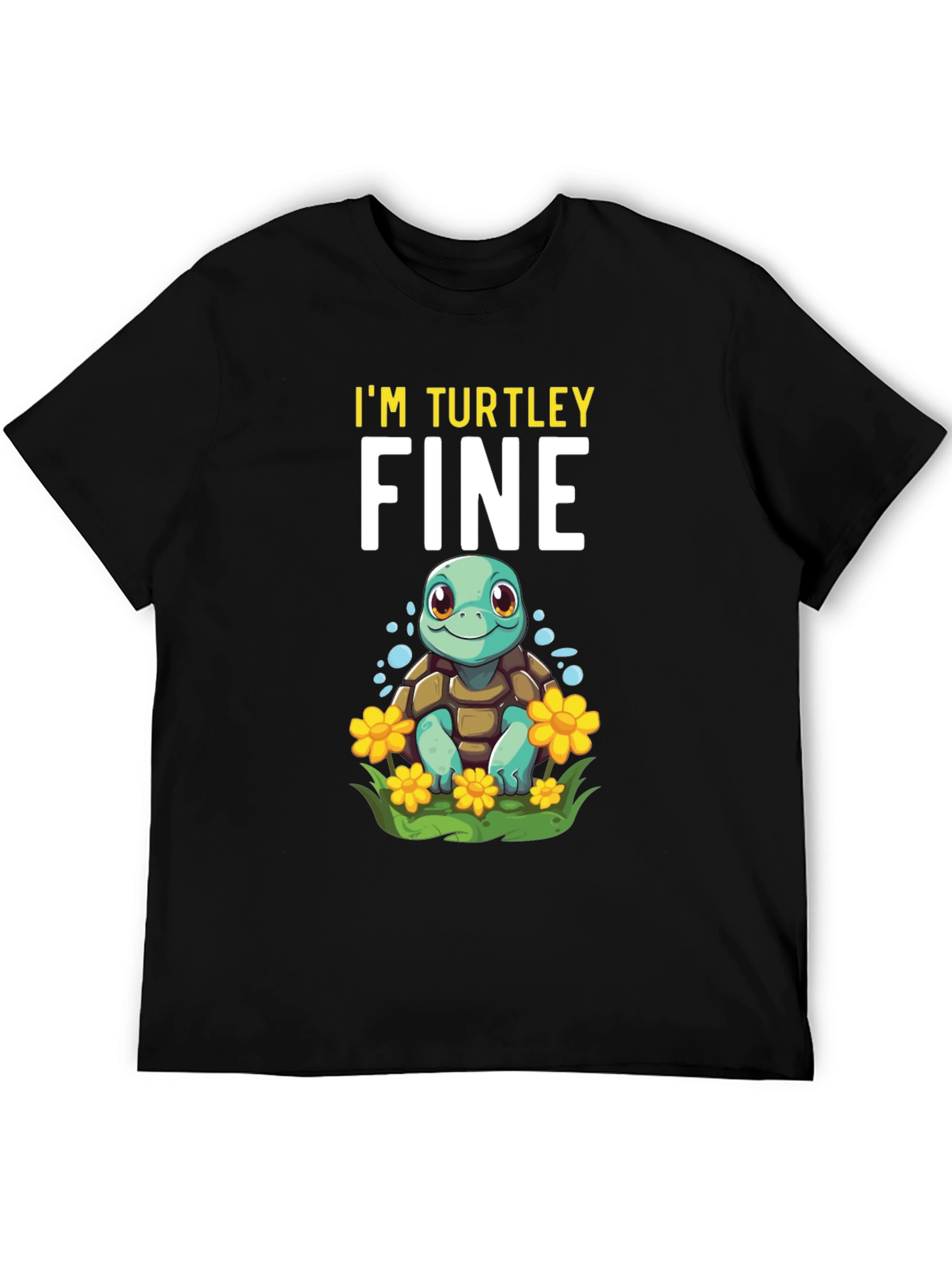 Black I'm Turley Fine Turtle T-Shirt view 5