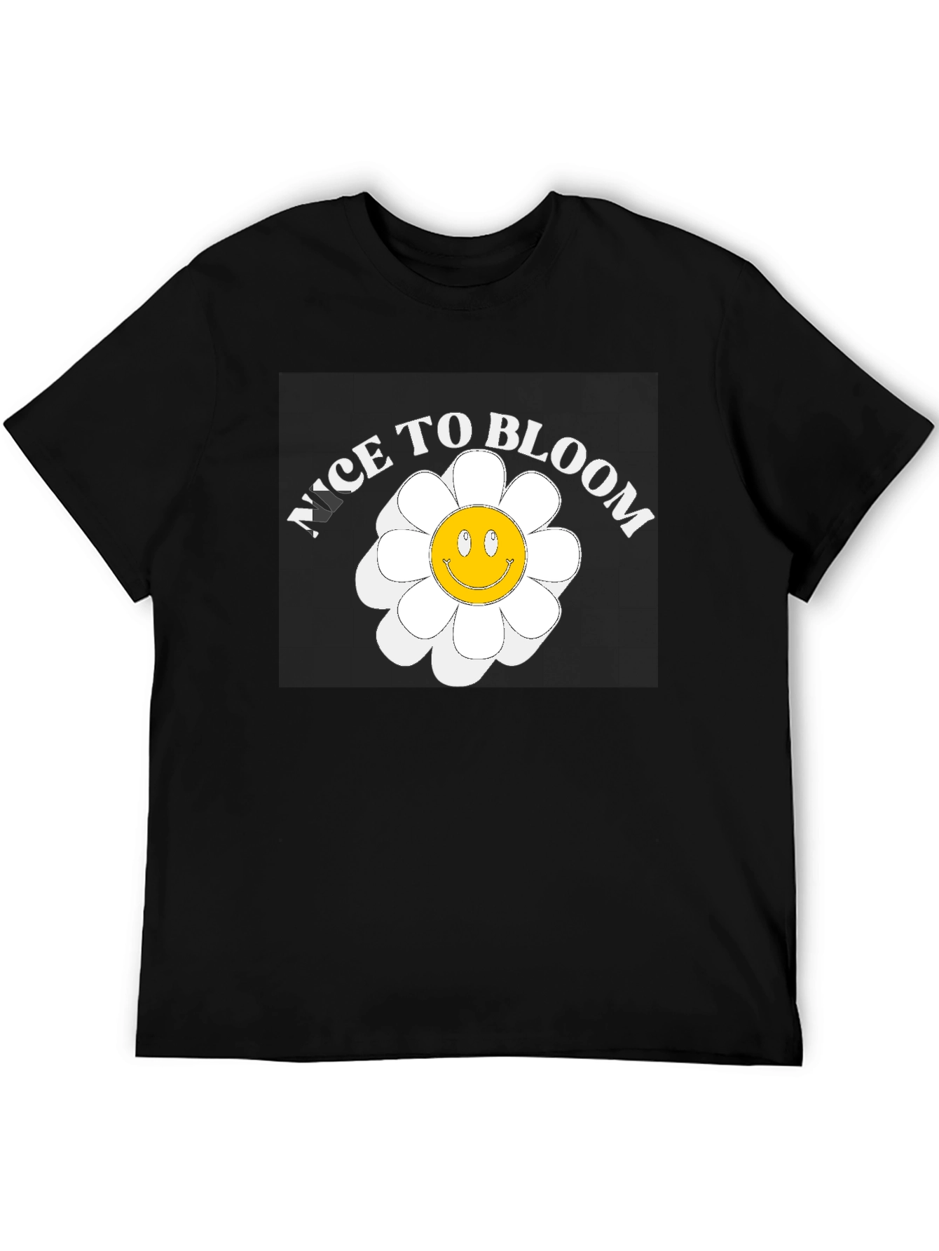 Black Nice to Bloom Graphic T-Shirt view 5