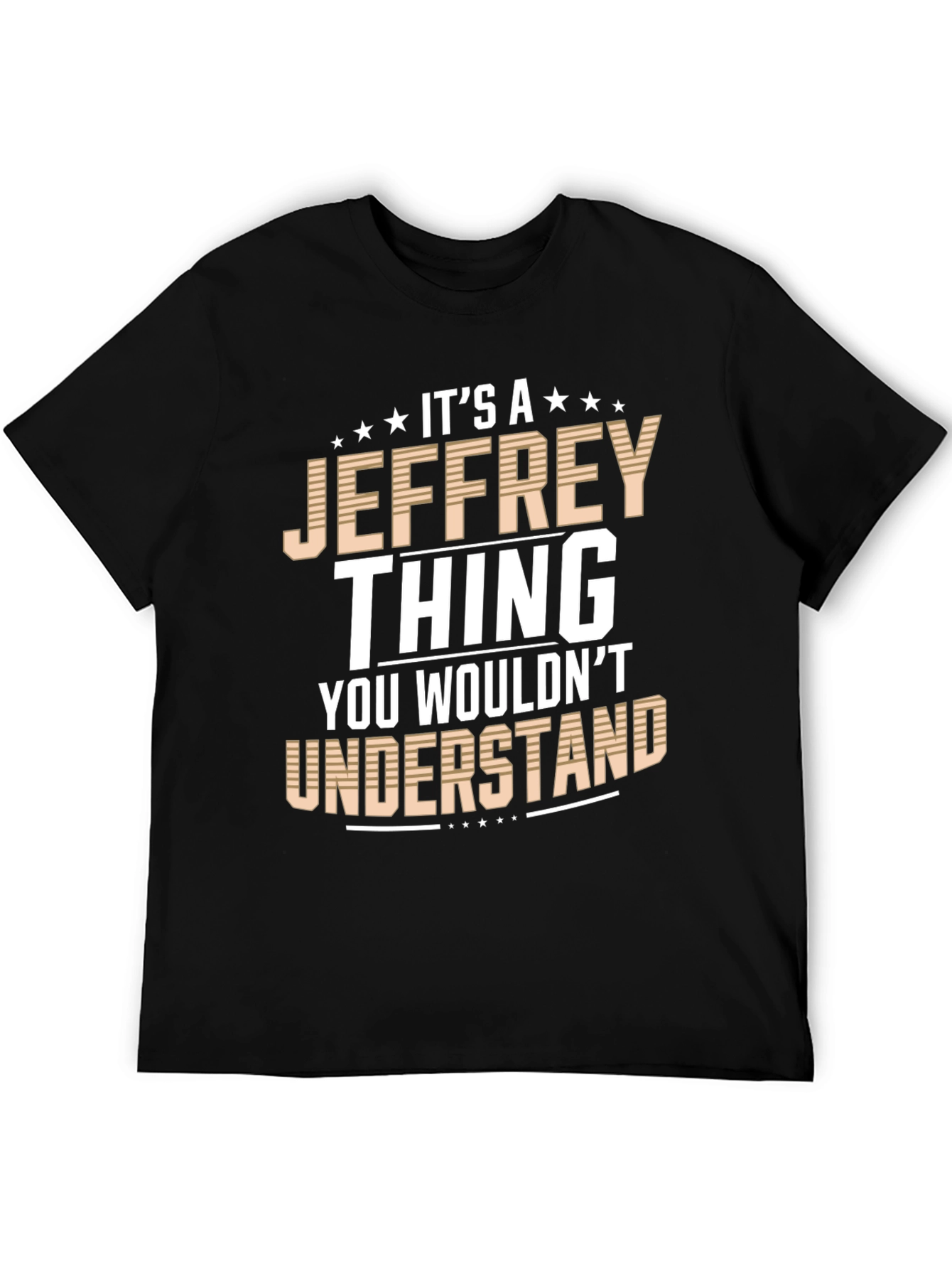 Black It's A Jeffrey Thing T-Shirt view 5