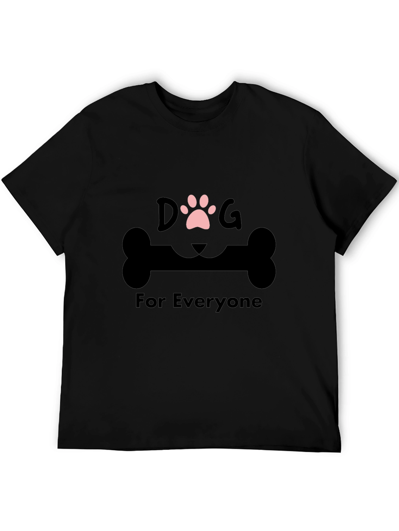 Black Dog Lover T-Shirt - For Everyone view 5