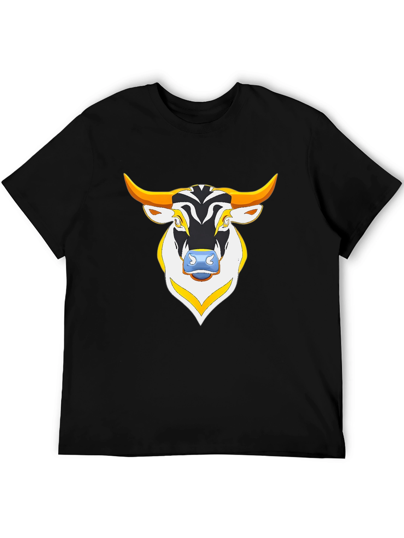 Black Bull Graphic Black T-Shirt view 5