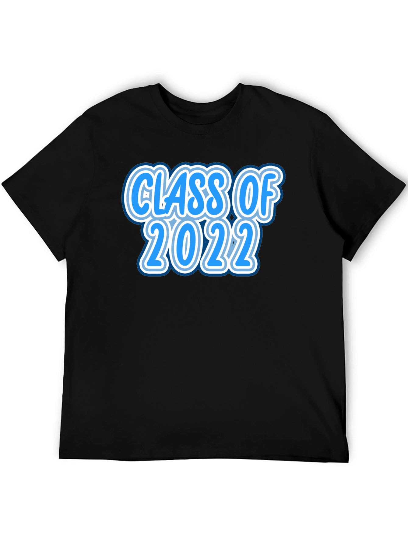 Black Class of 2022 Graduation T-Shirt view 5