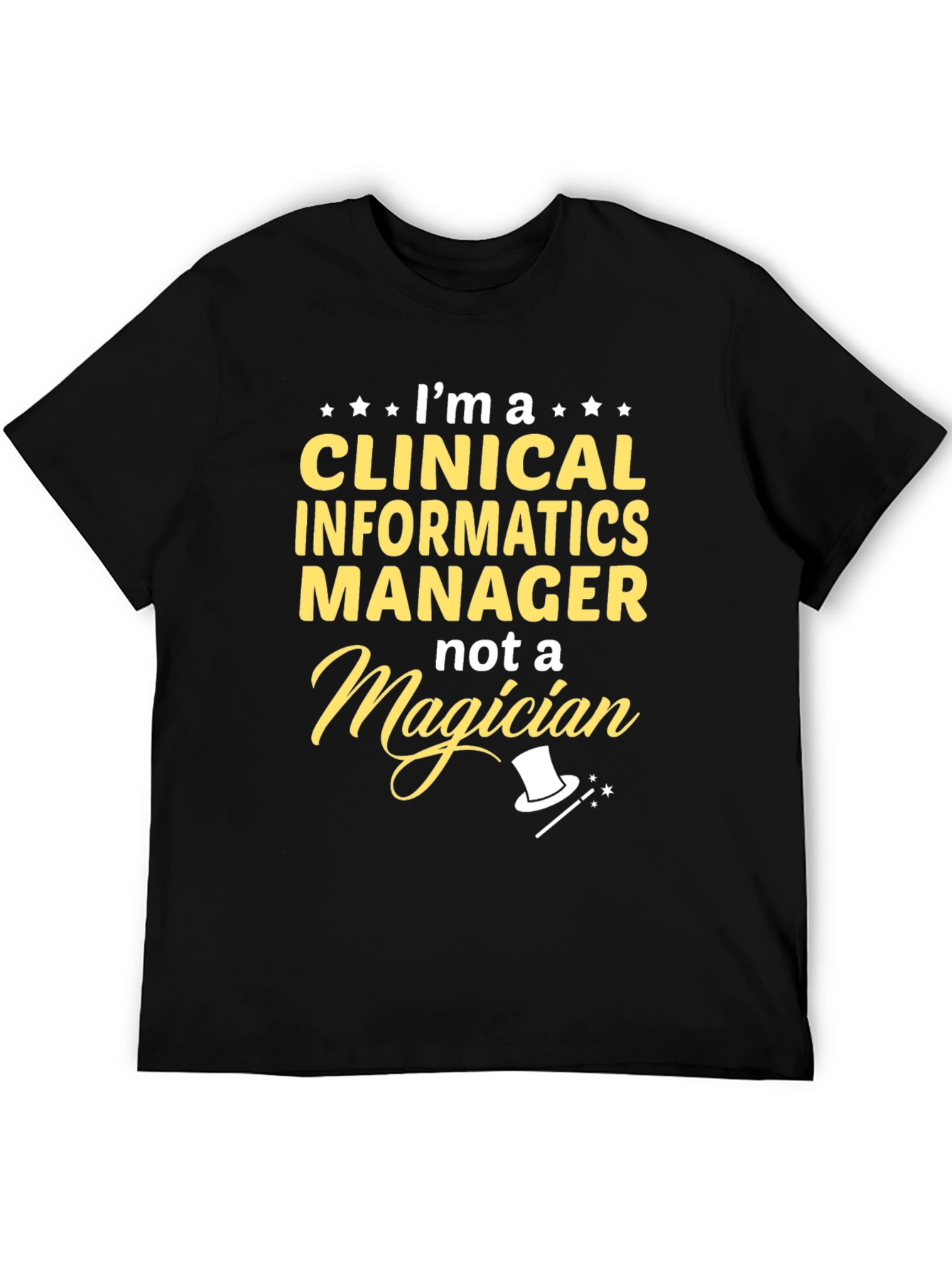 Black Clinical Informatics Manager Novelty T-Shirt view 5