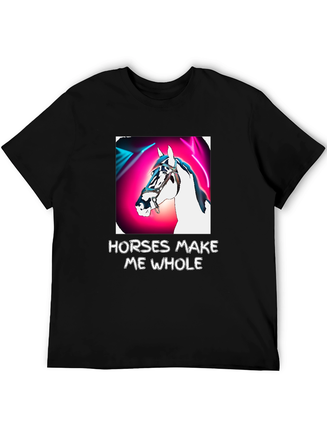 Black Horses Make Me Whole Graphic Tee view 5