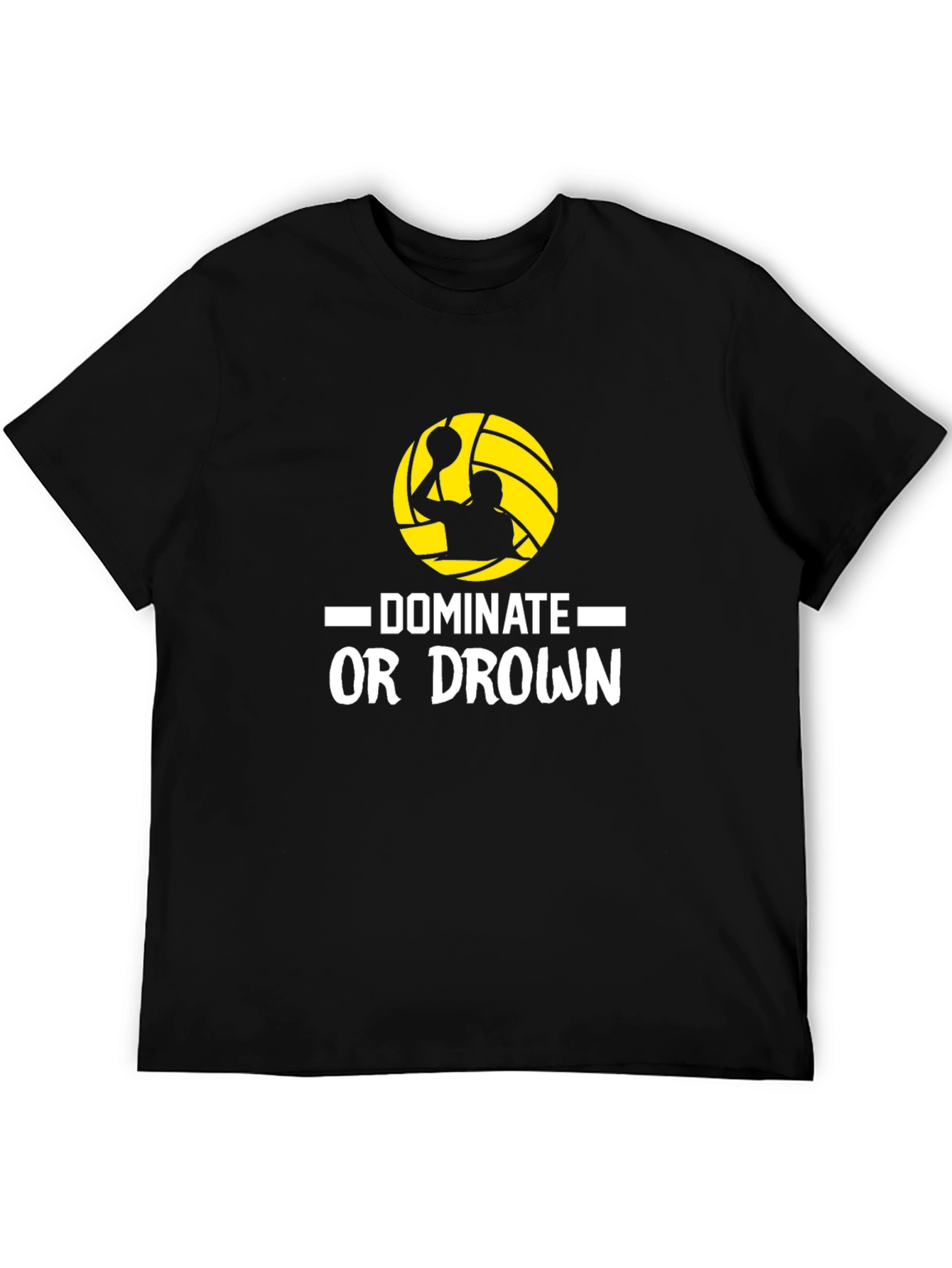 Black Dominate or Drown Black T-Shirt view 5