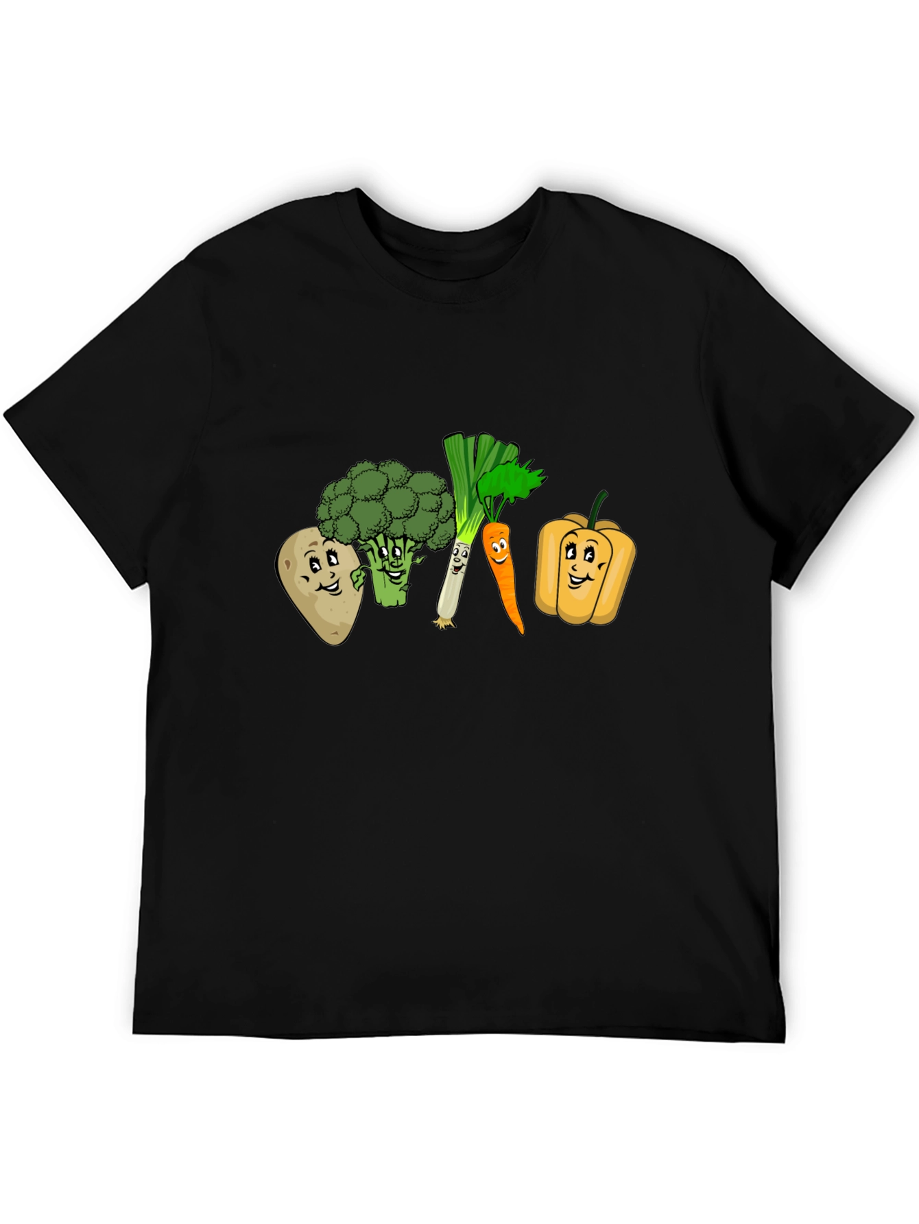 Black Veggie Crew T-Shirt view 5