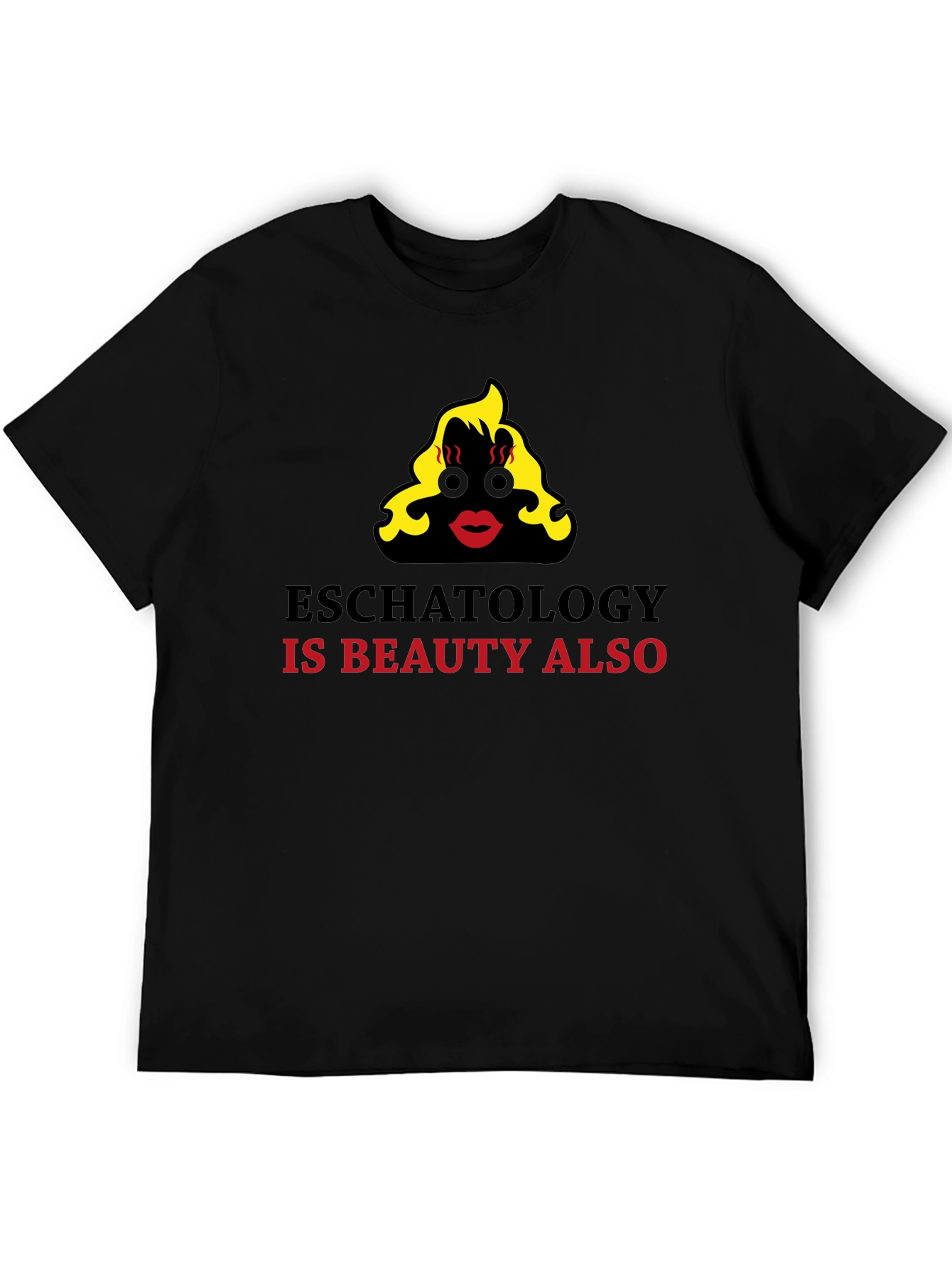 Black Eschatology is Beauty Funny Graphic T-Shirt view 5