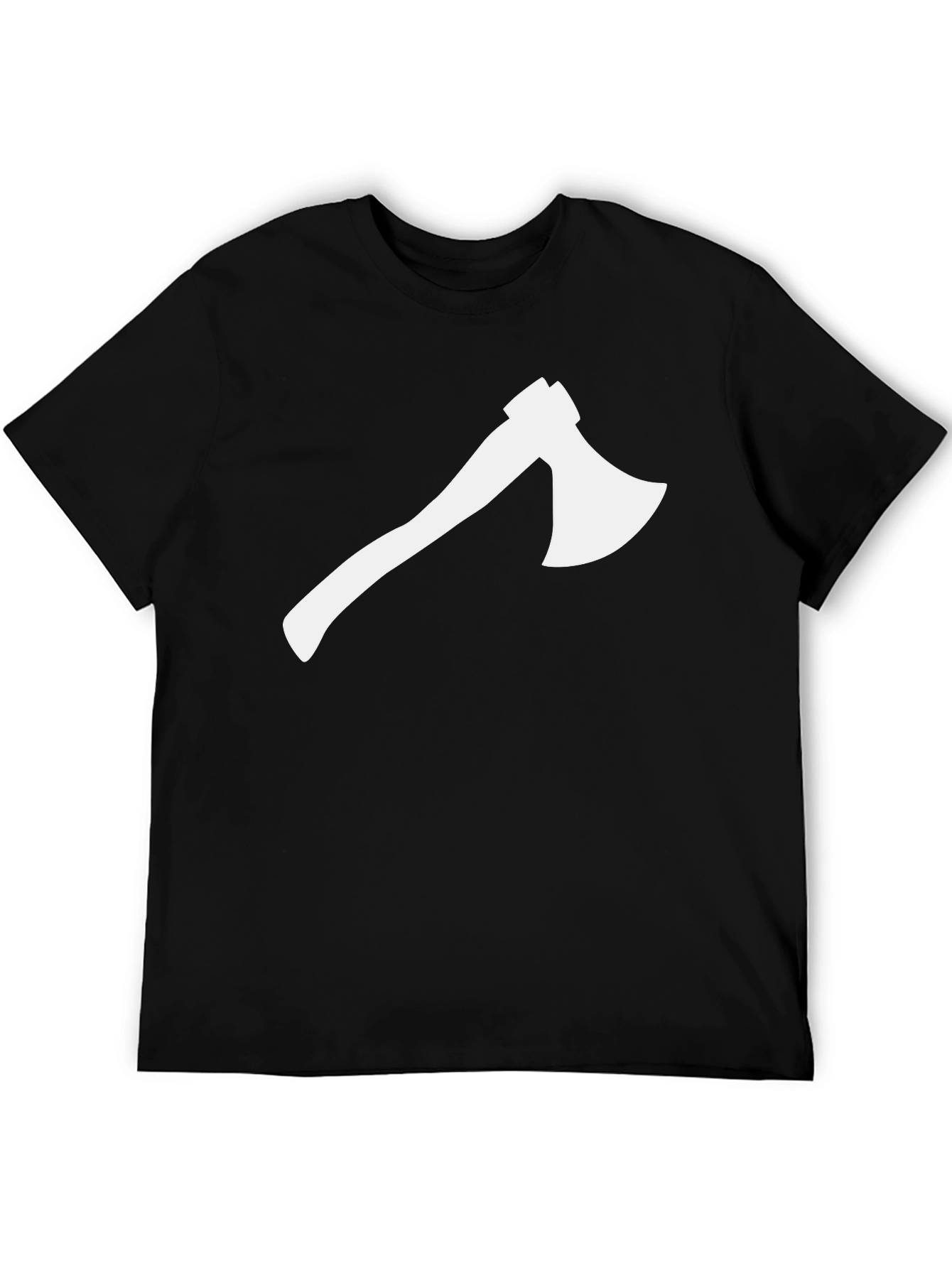 Black Axe Graphic Tee - Lumberjack Style Shirt view 5