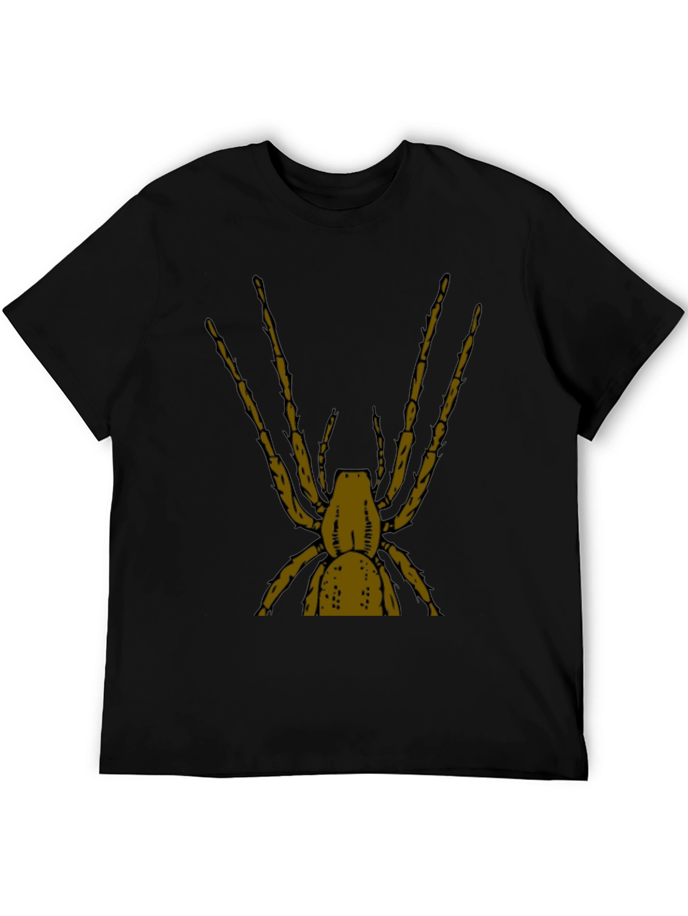 Black Spider Graphic Tee - Black Cotton Blend view 5
