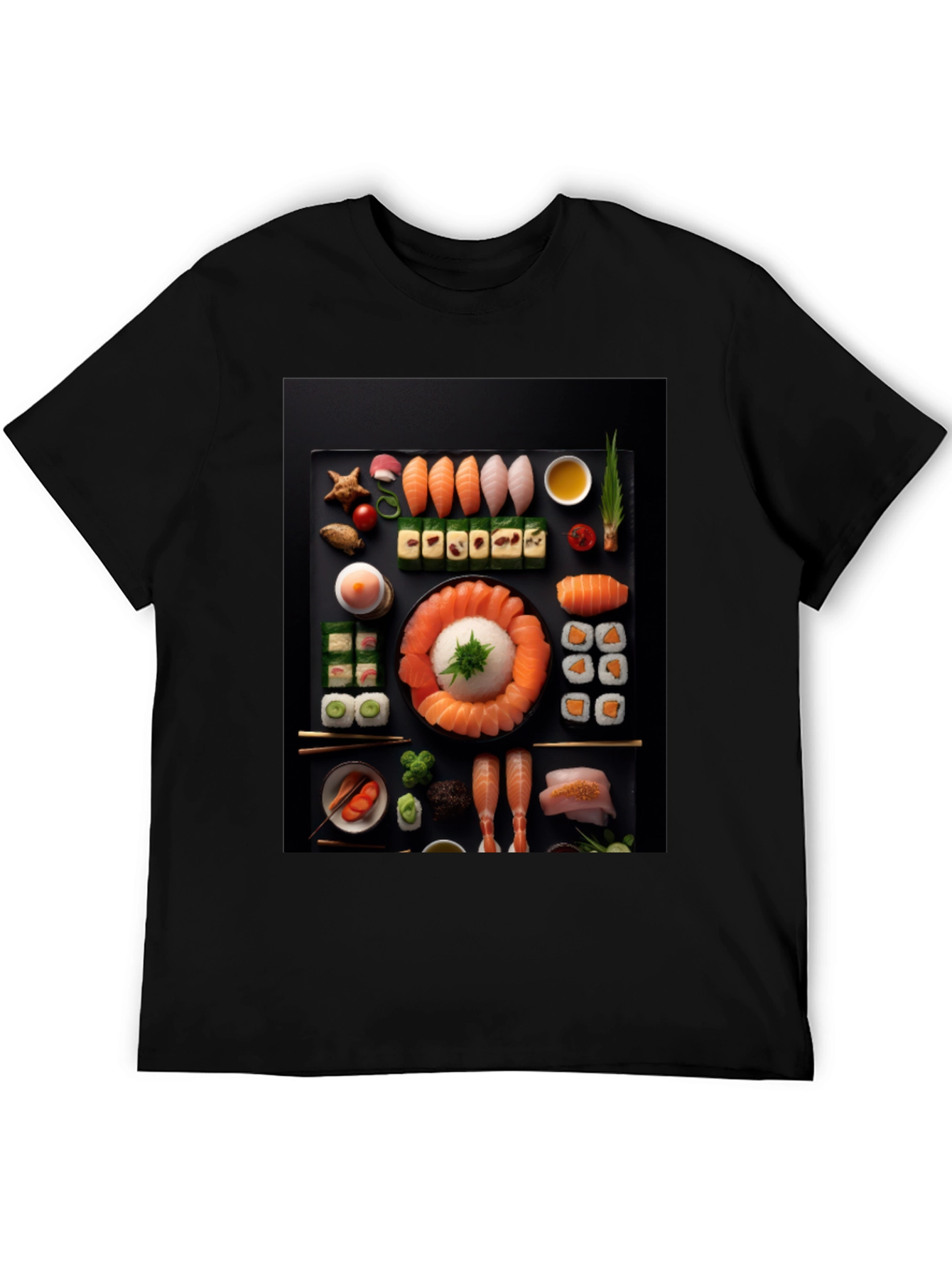 Black Sushi Graphic Tee - Foodie Fashion view 5