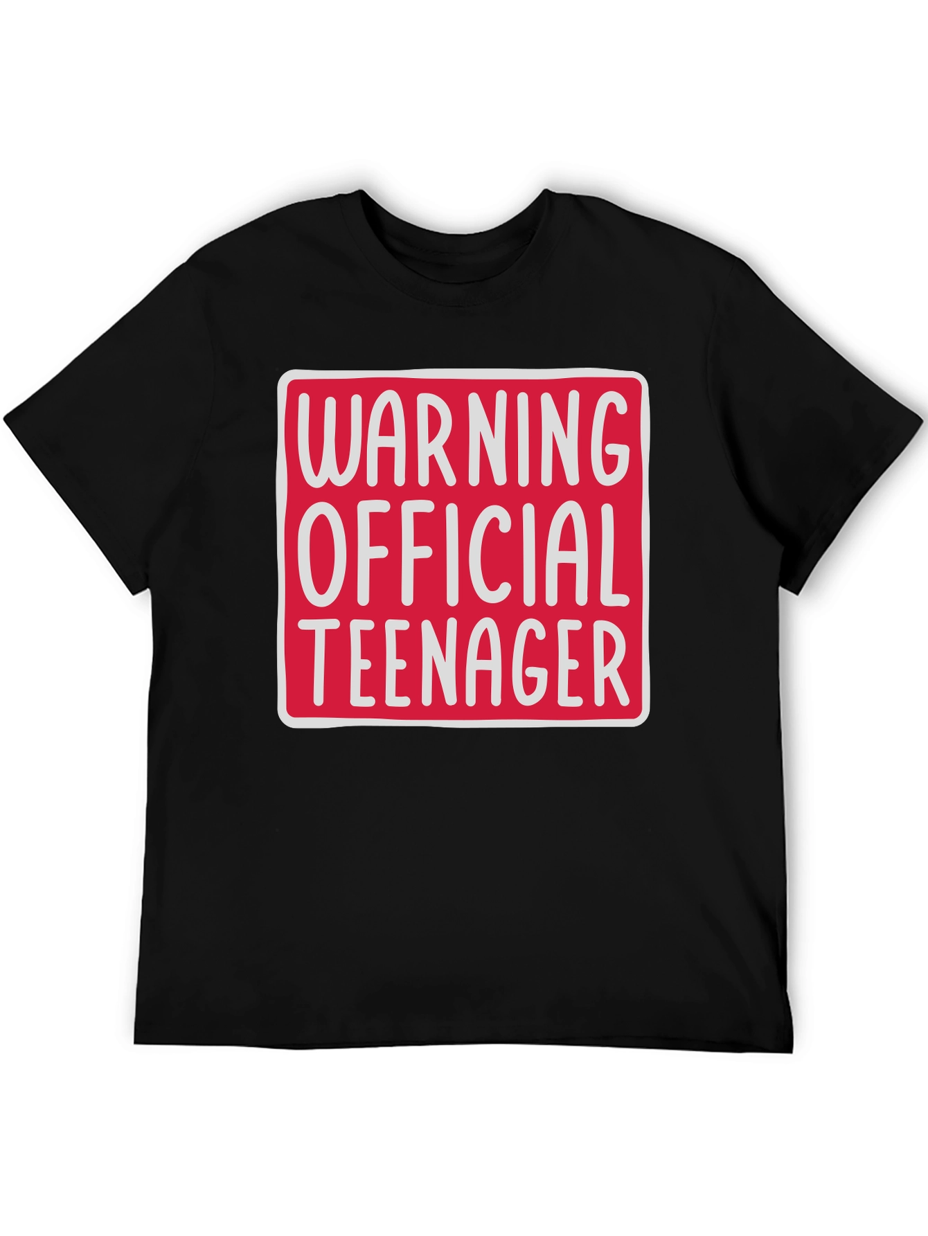 Warning Official Teenager T-Shirt - 5