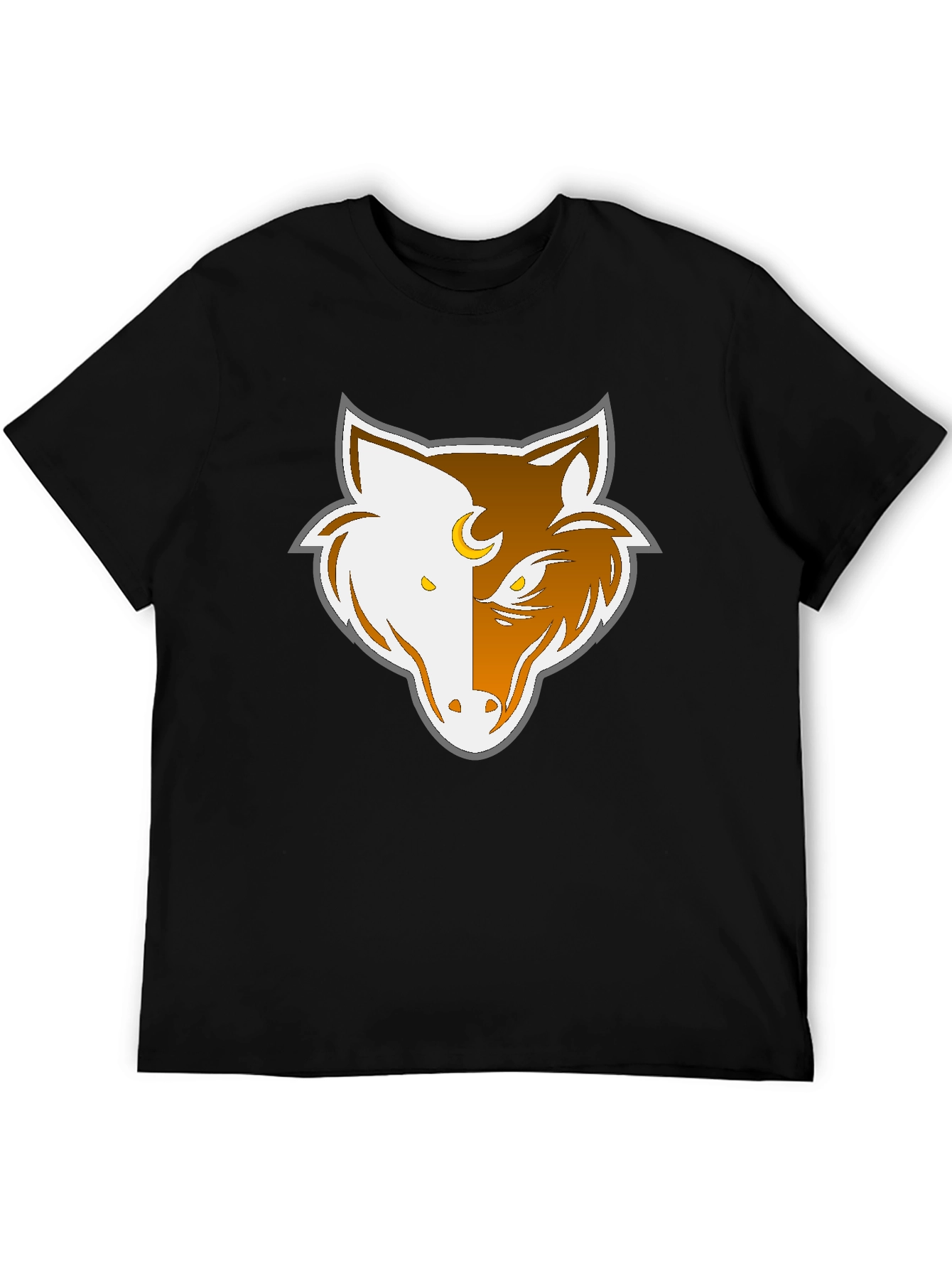 Black Wolf Moon T-Shirt - Stylish Graphic Tee view 5