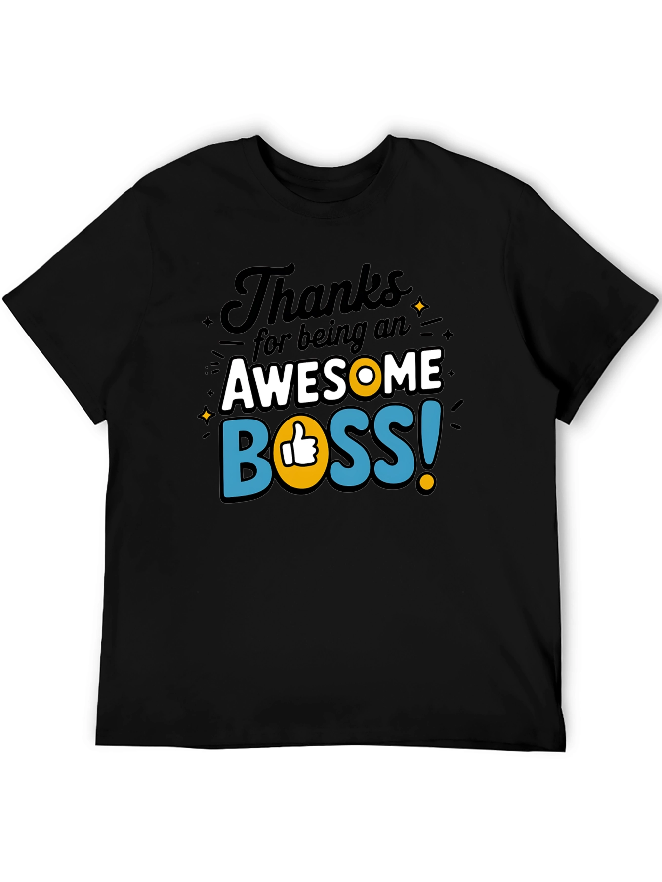 Black Awesome Boss T-Shirt - Perfect Gift Idea! view 5