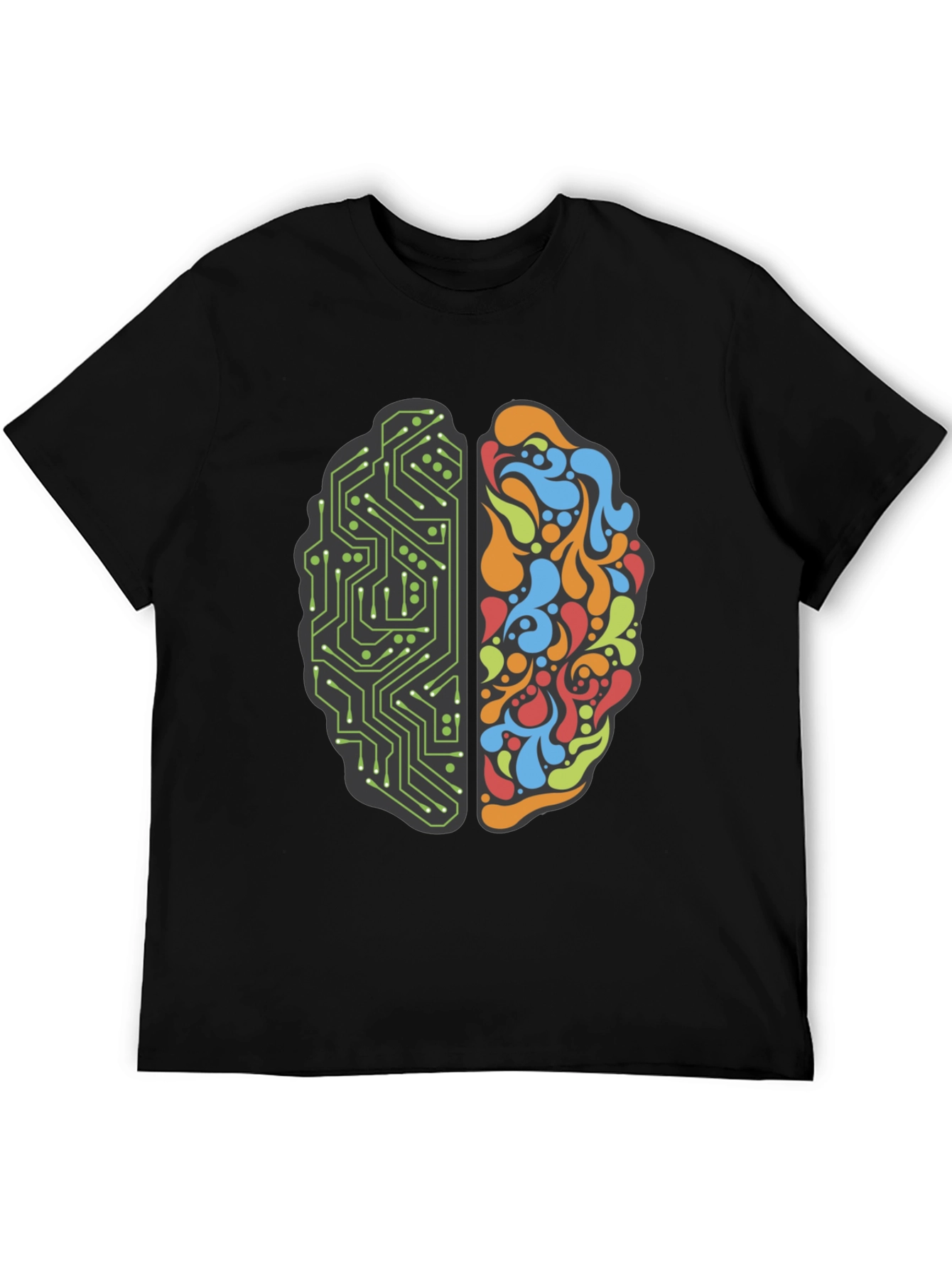 Brain Circuit T-Shirt - Logic & Creativity - 5