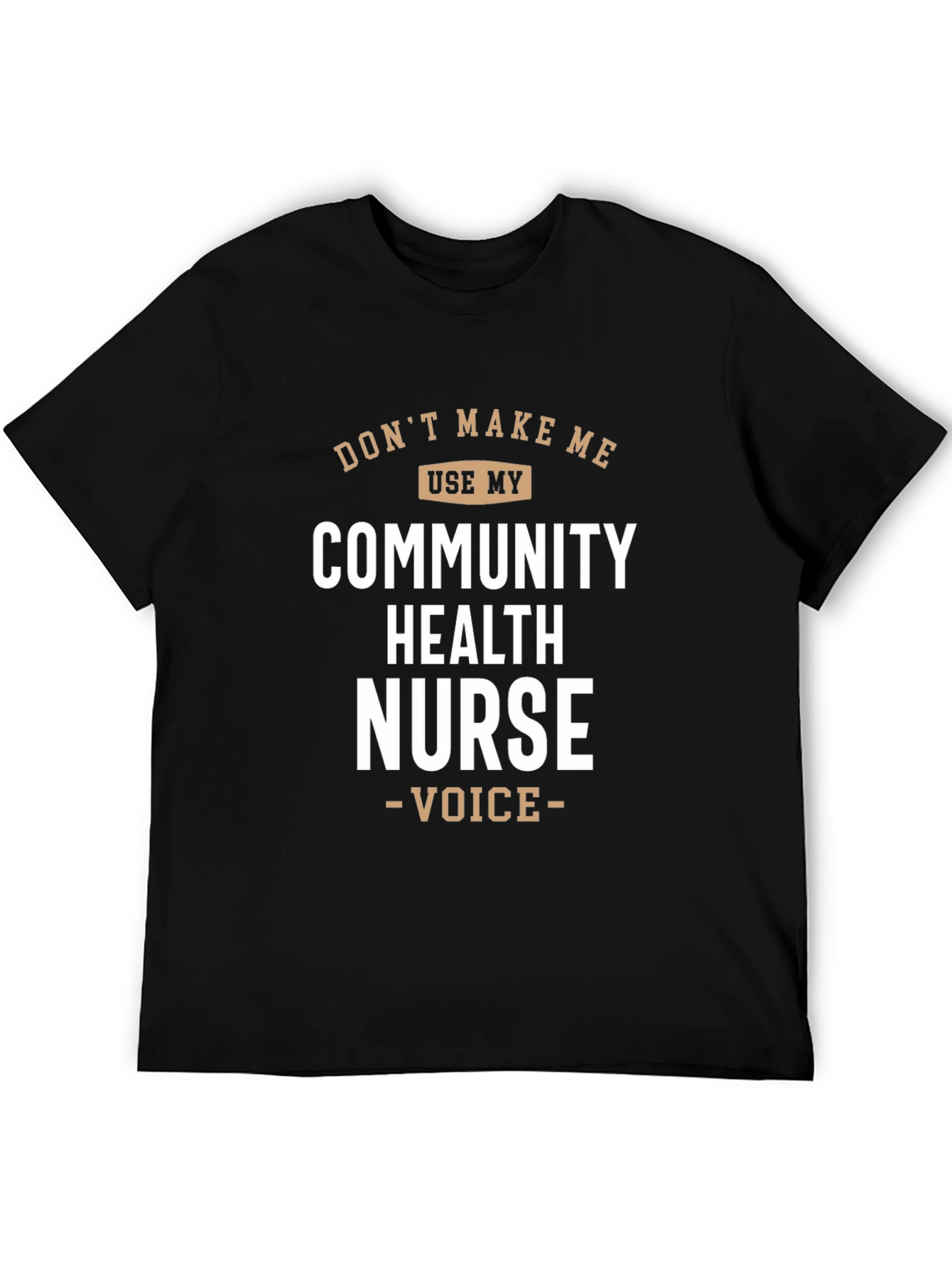 Black Community Health Nurse T-Shirt - Novelty Tee view 5