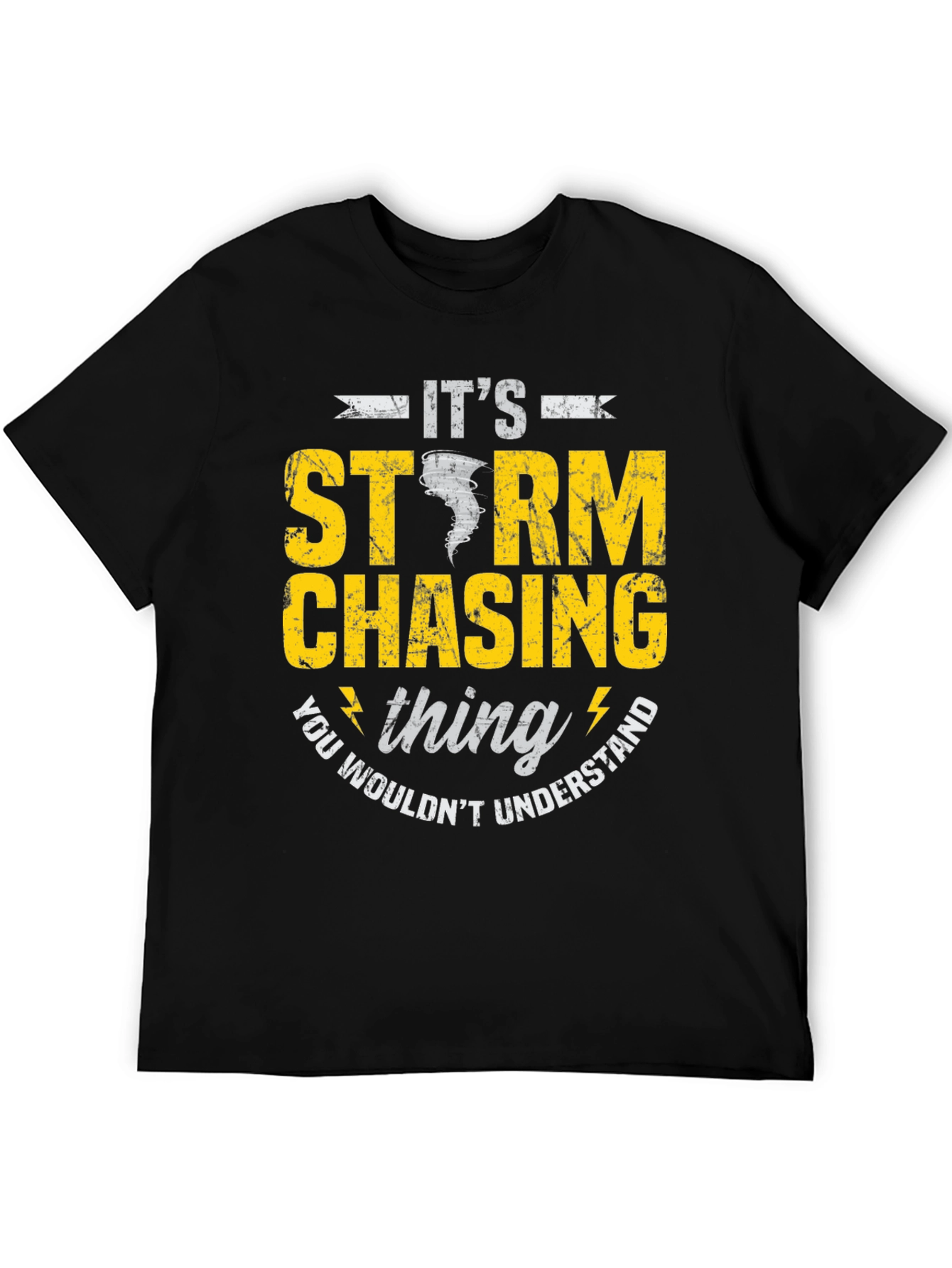 Black Storm Chasing T-Shirt view 5