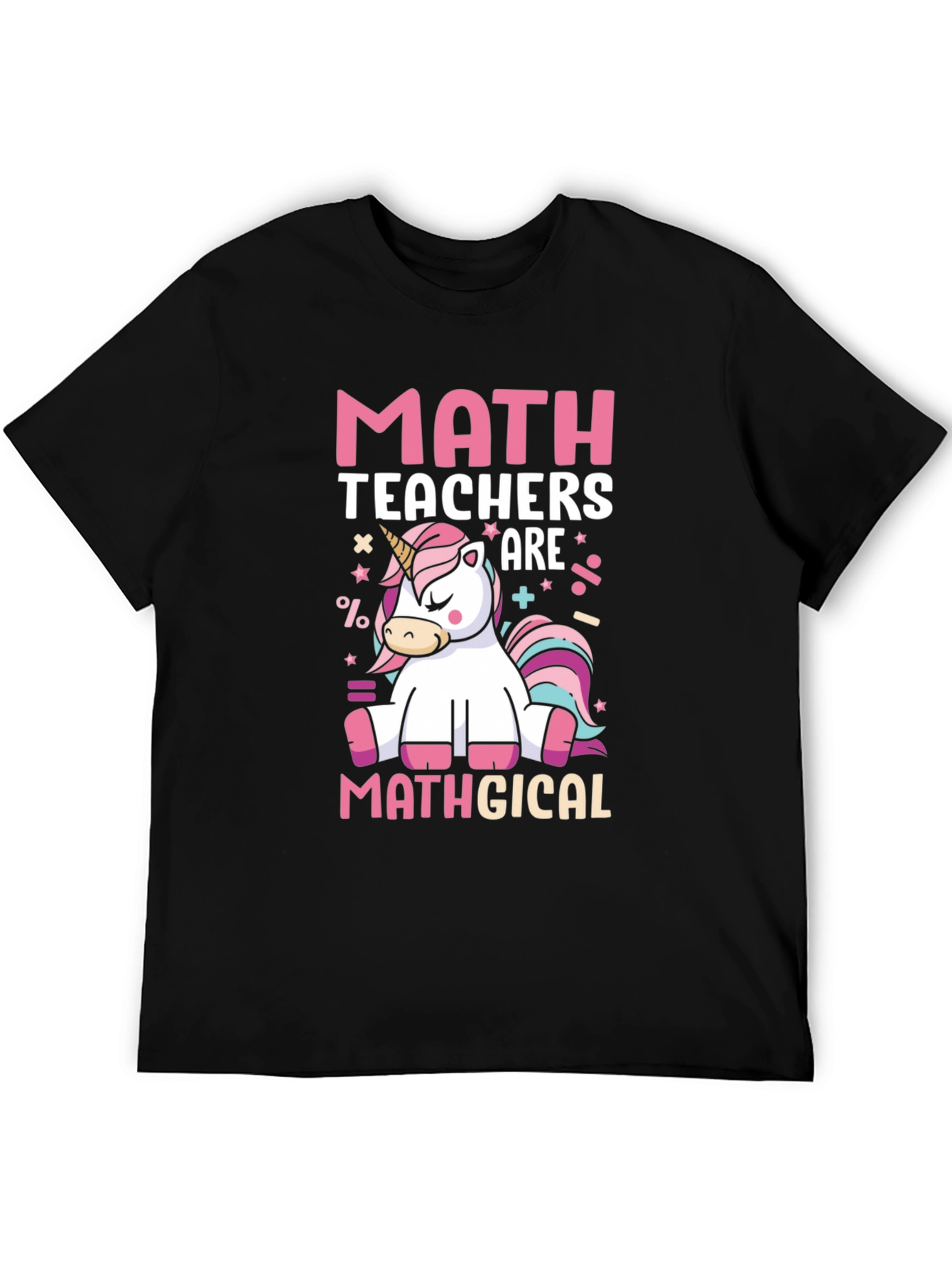Black Math Teachers Mathgical T-Shirt view 5
