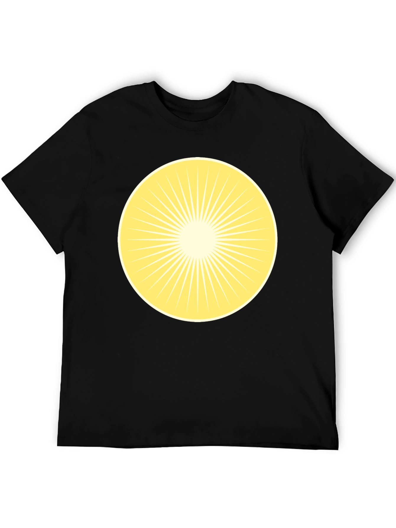 Black Radiant Sunburst Graphic Tee - Classic Black view 5