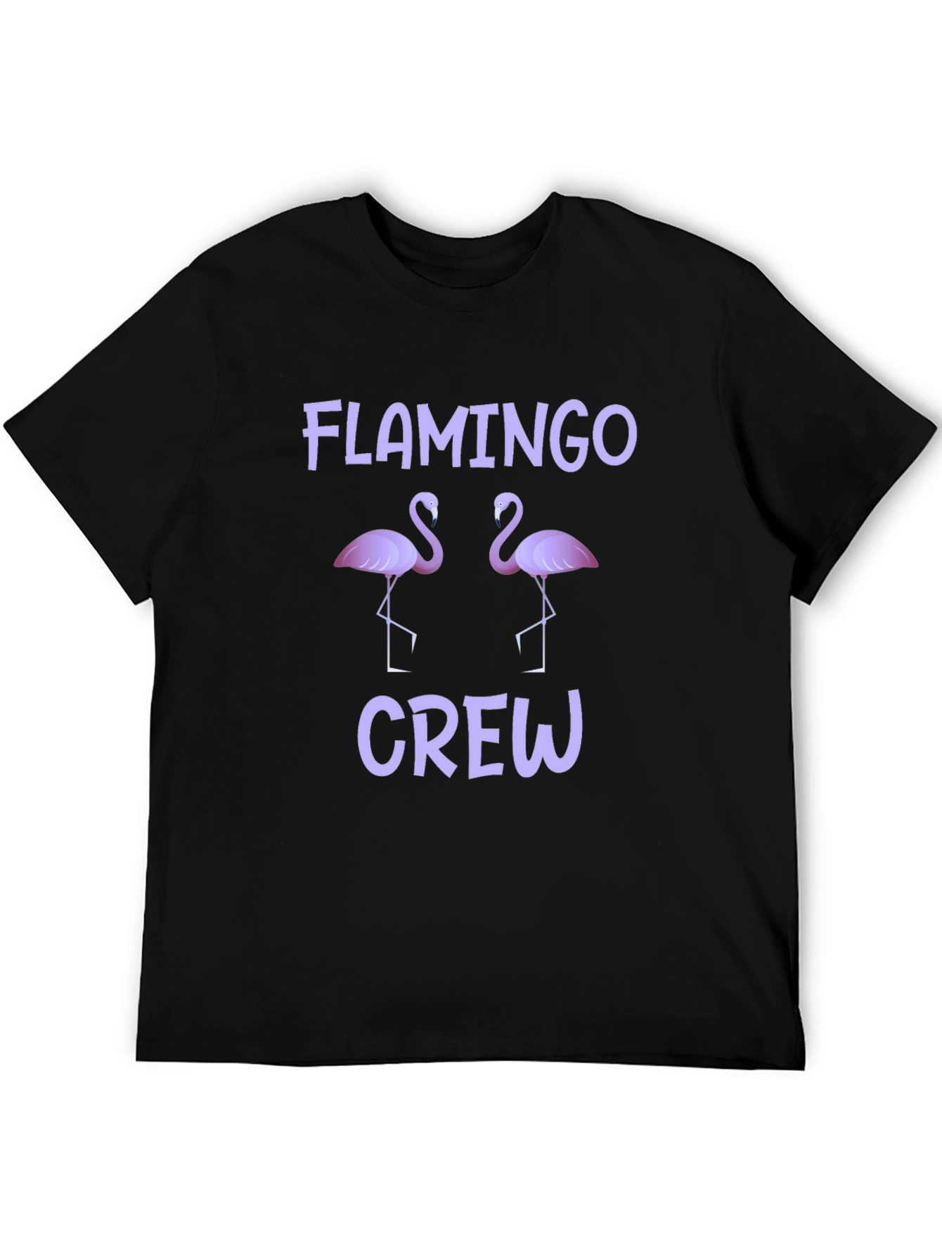 Black Flamingo Crew T-Shirt - Black view 5