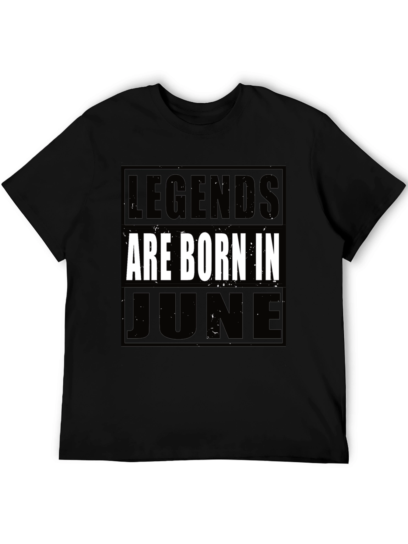 Black Legends Are Born In June T-Shirt view 5